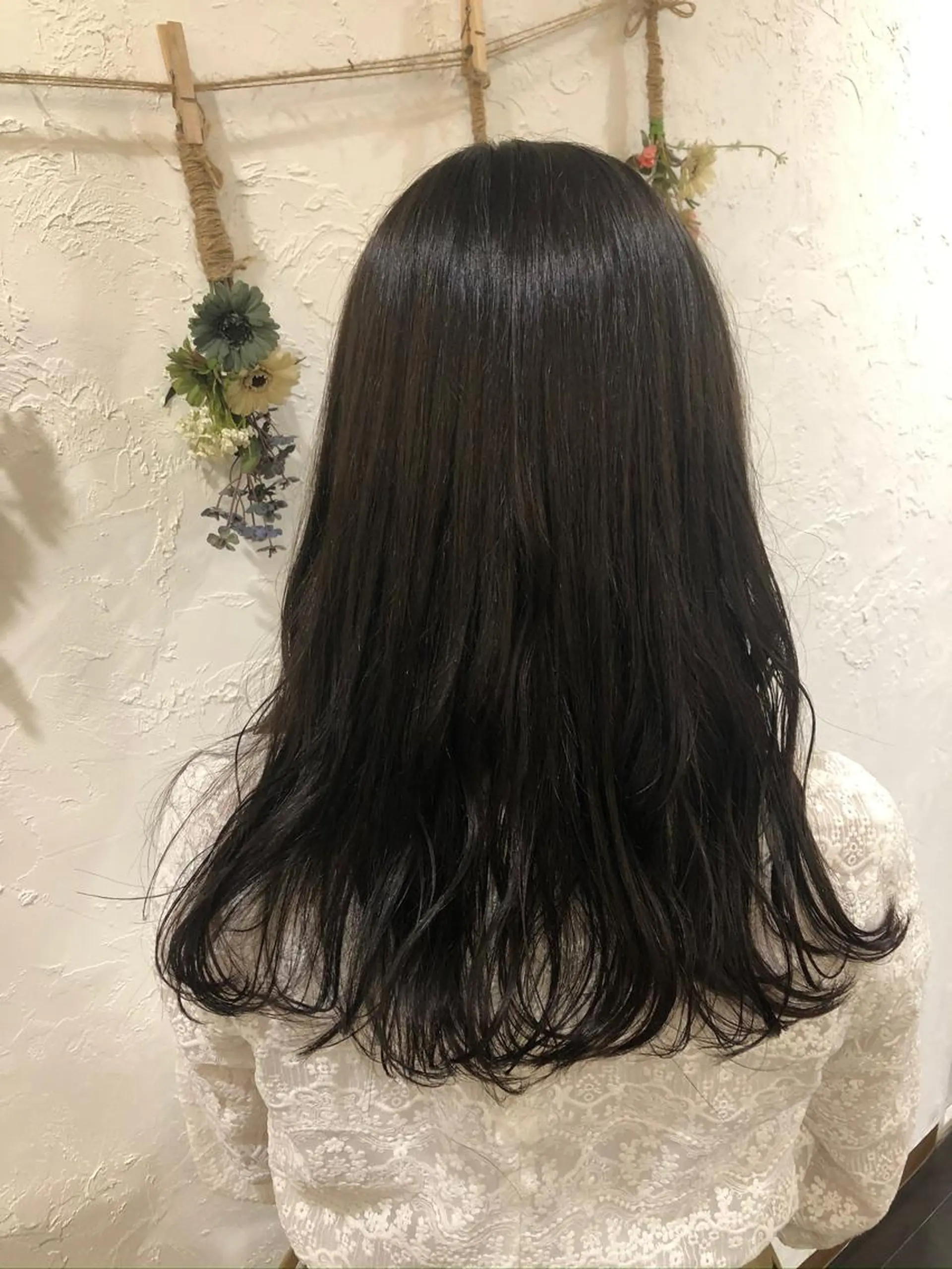 セミロング カラー パーマ 清水 由佳のマツエク・マツパデザイン