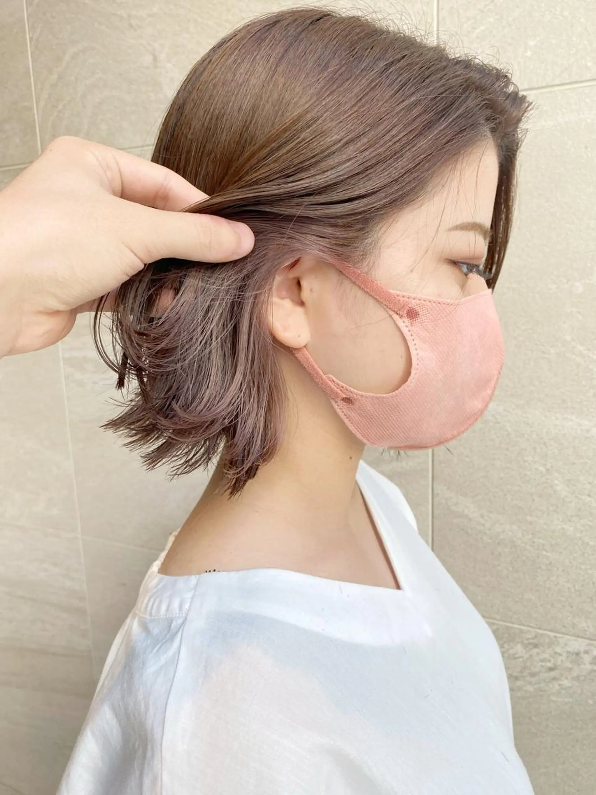 ミディアム 坪井 彰吾のヘアスタイル