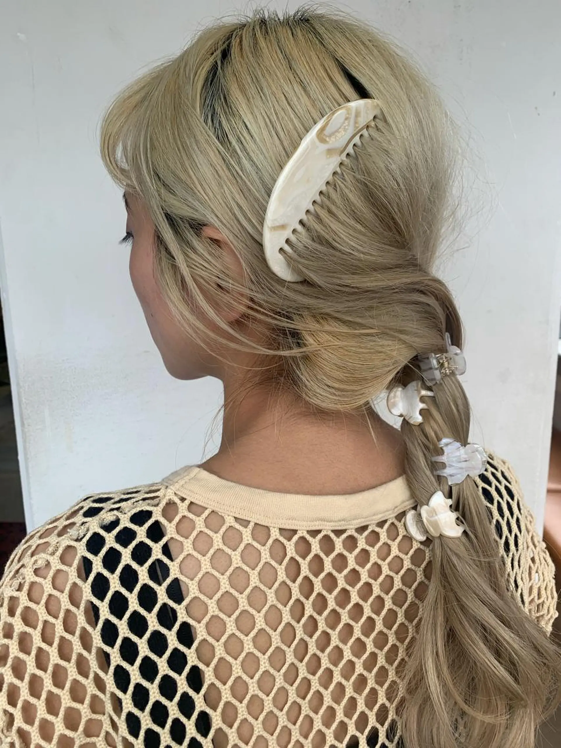 セミロング カラー ヘアアレンジ ヘアセット 💓パーマ，💗 レイヤーカットのヘアスタイル