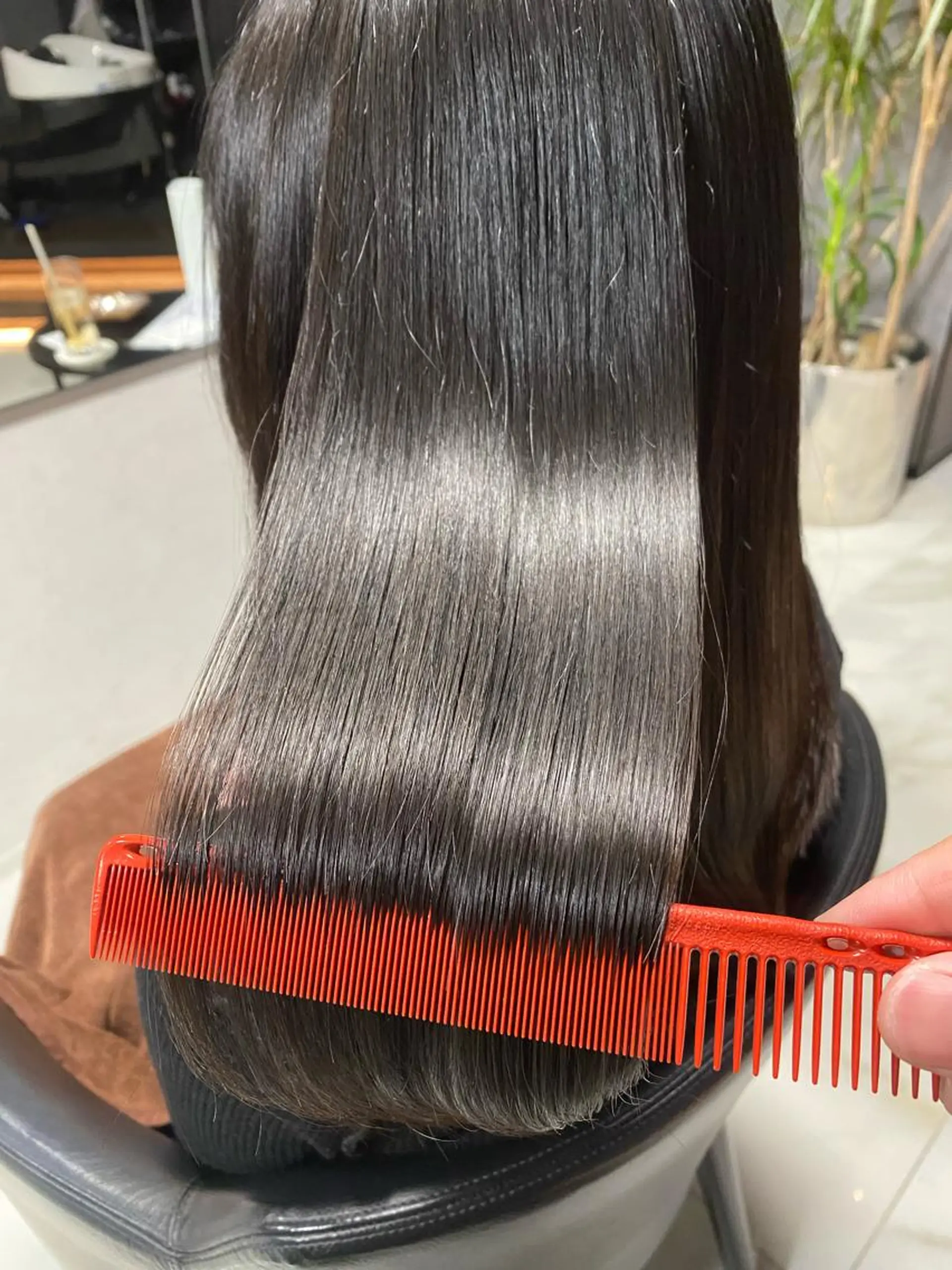 ロング 縮毛矯正 トリートメント 松本 洋平のヘアスタイル