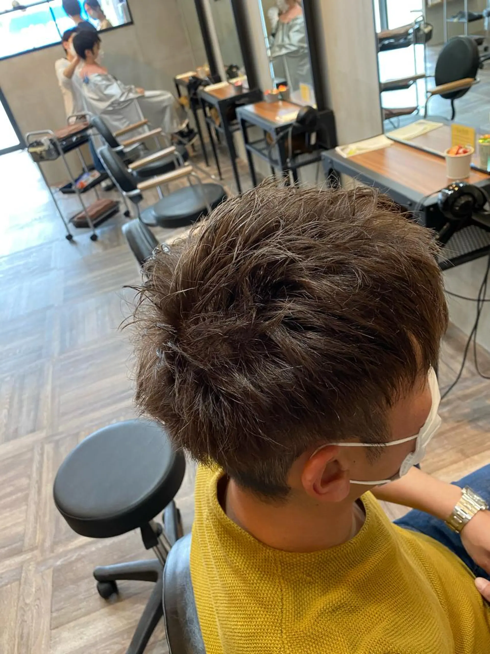 ショート カラー メンズ Belle hair Design青野大貴のヘアスタイル