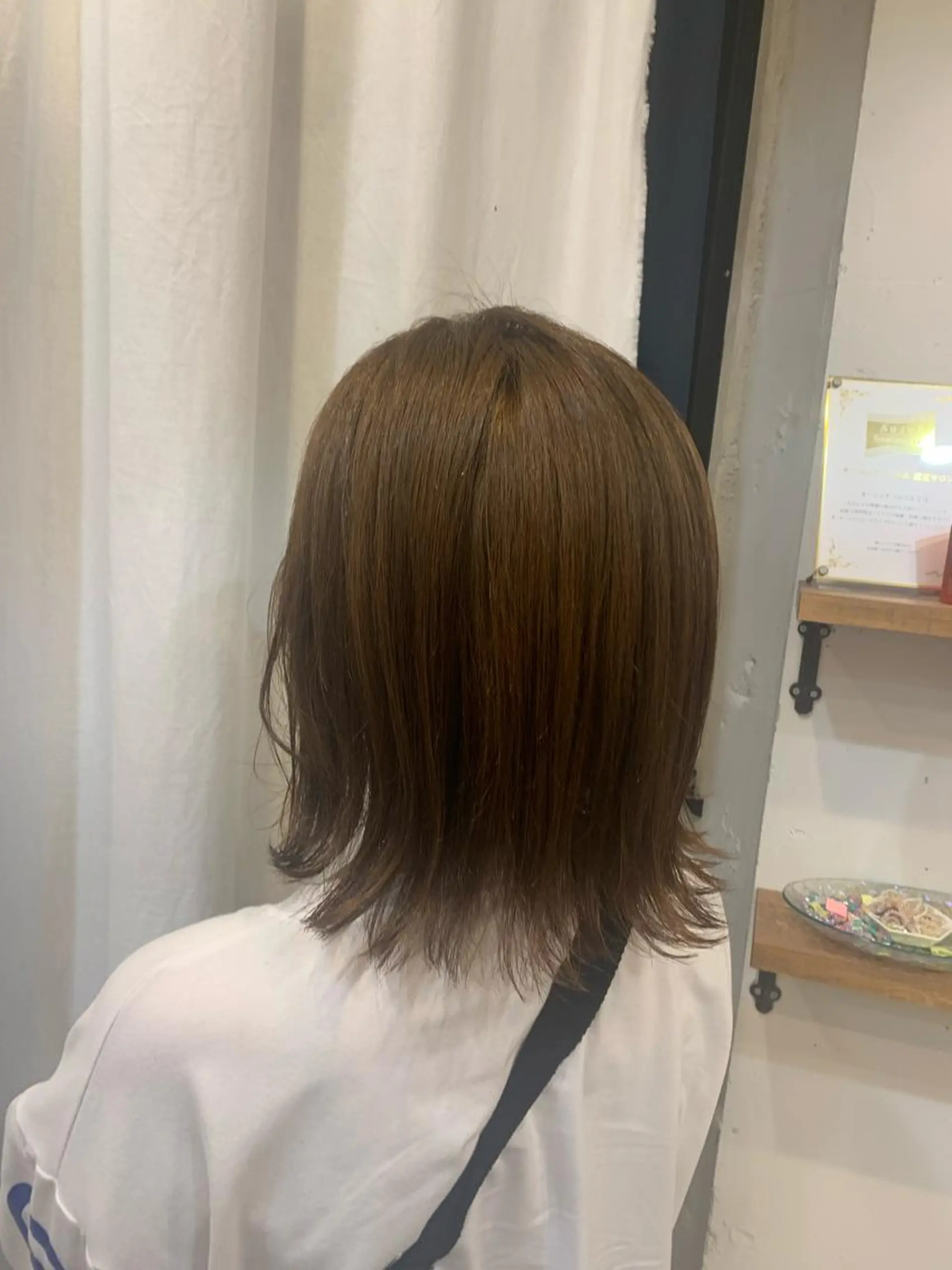 ミディアム カラー まろやかカラー🤎 みなとまほのヘアスタイル