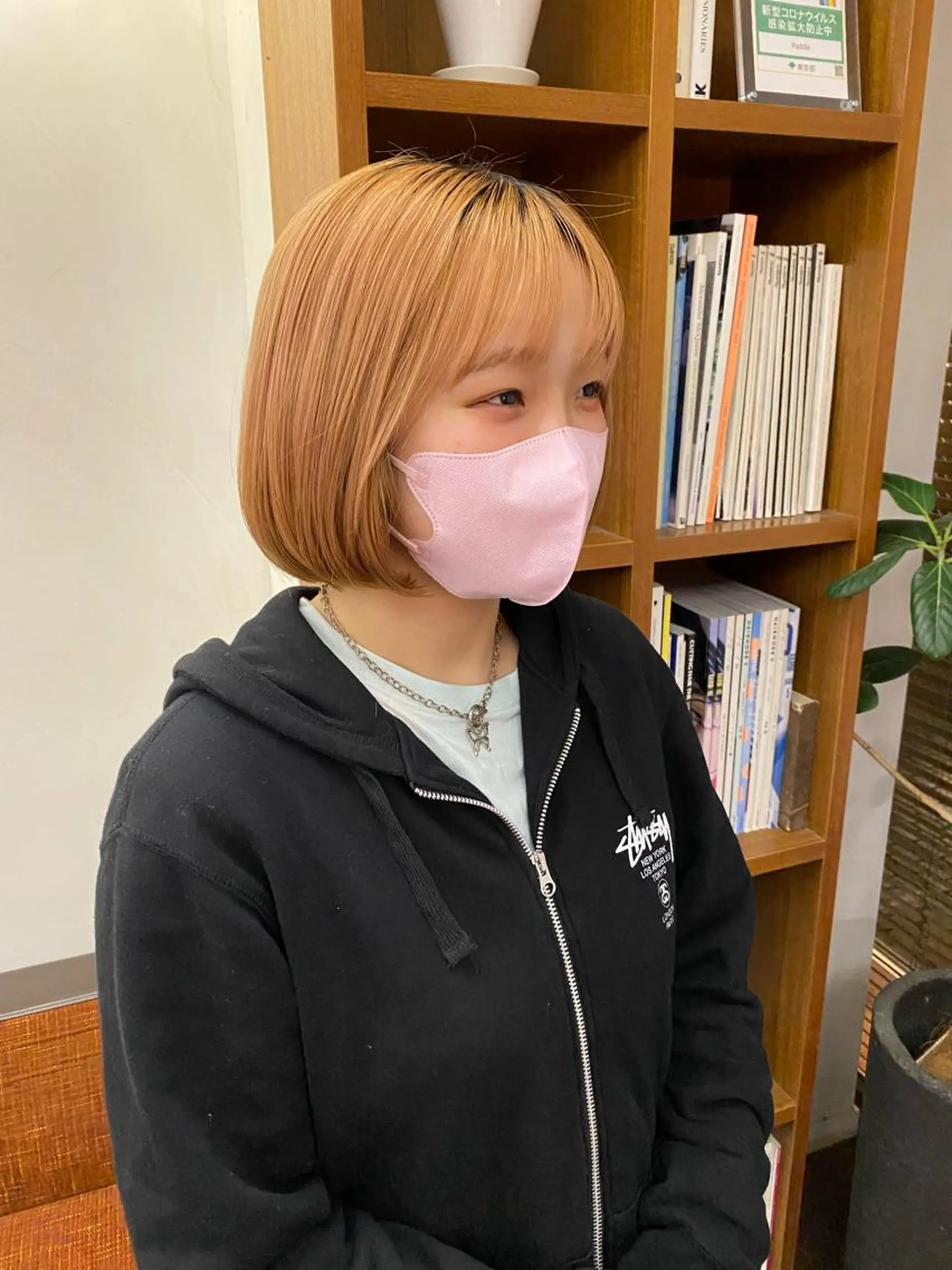 ショート カラー 似合わせレイヤー/ ニュアンスパーマ高倉のヘアスタイル