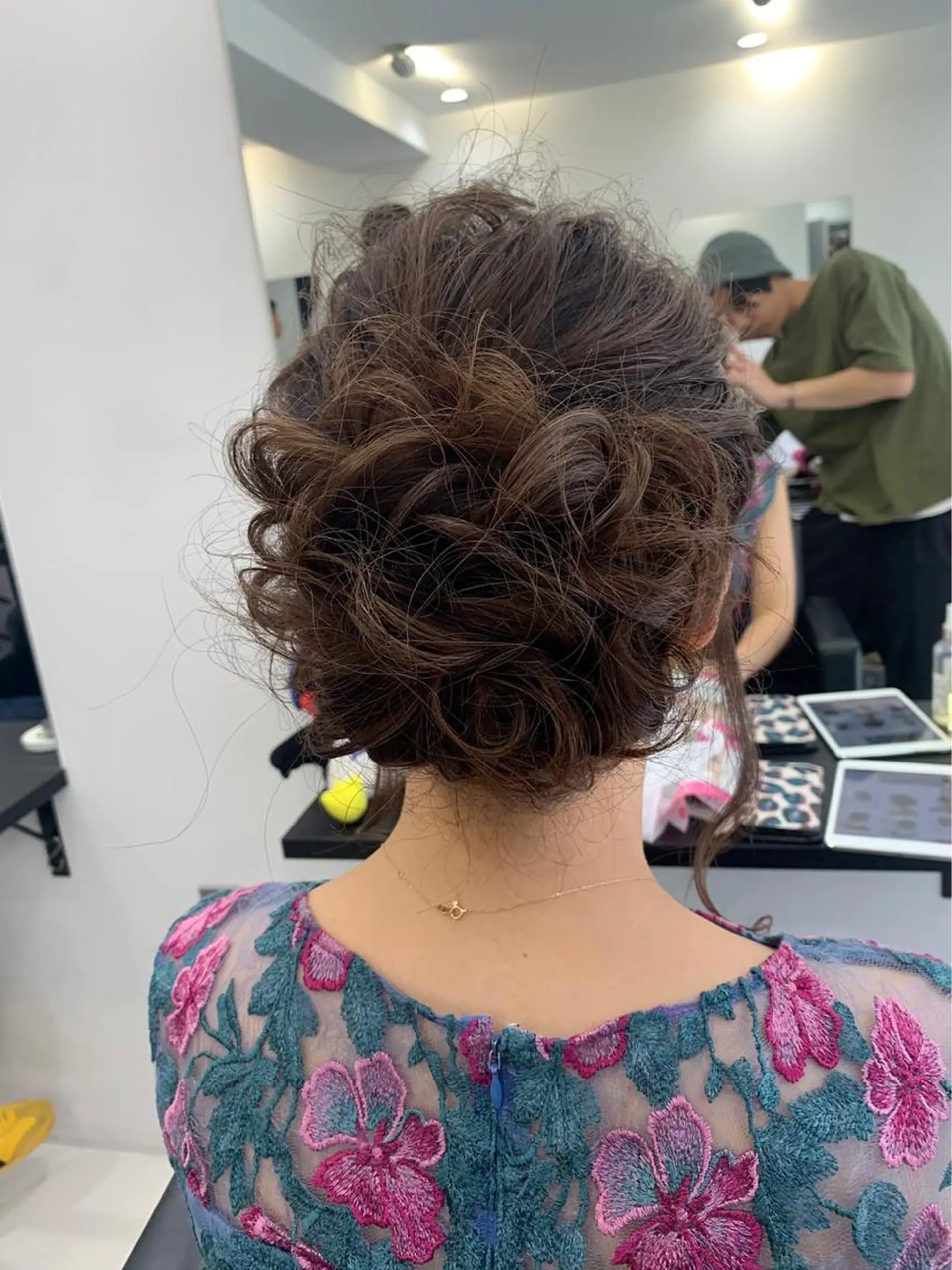 セミロング ヘアセット 縮毛矯正の達人 ☆　松本のヘアスタイル