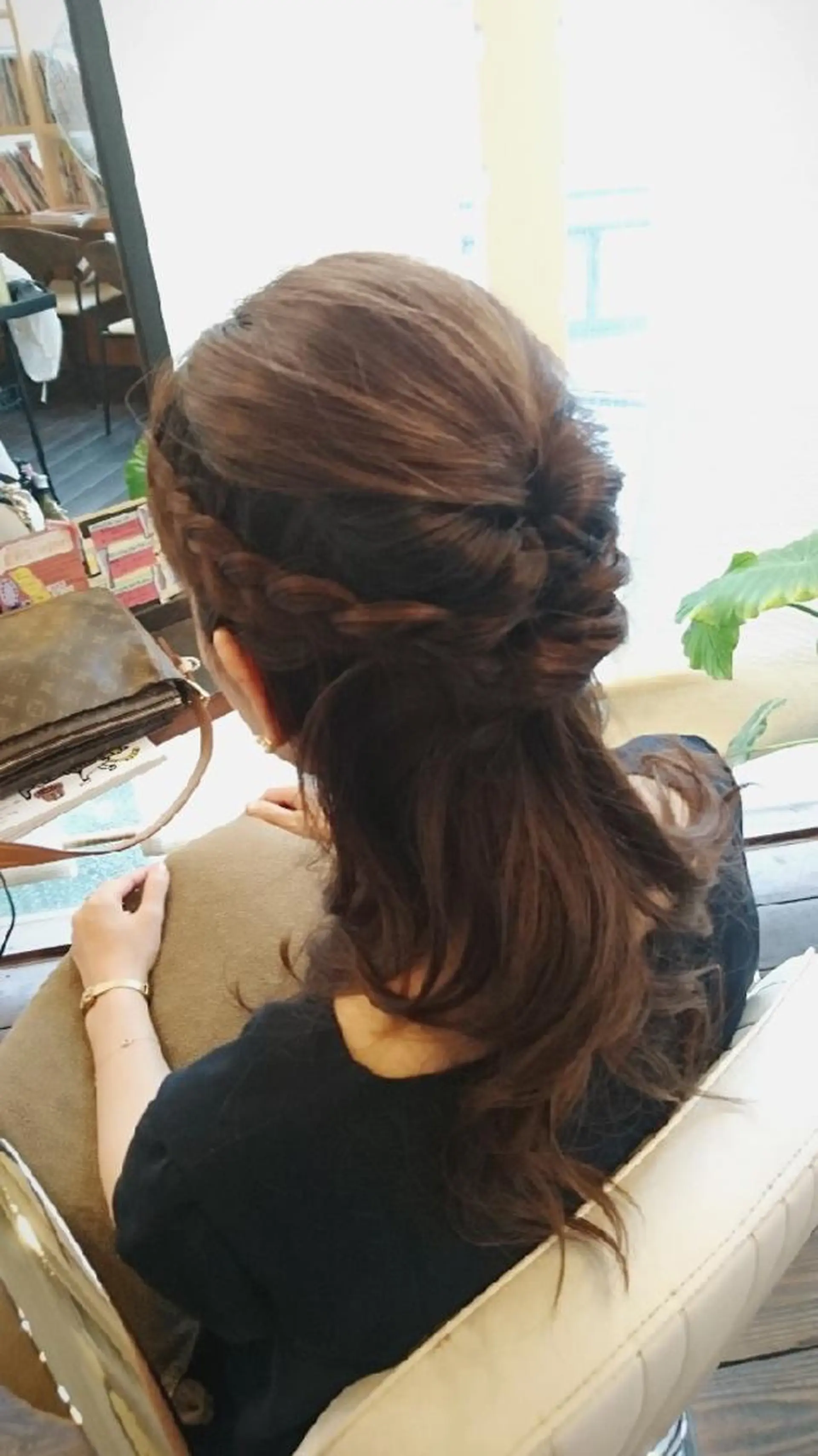 ヘアアレンジ ロング ハーフアップ 松永 あきこのヘアスタイル