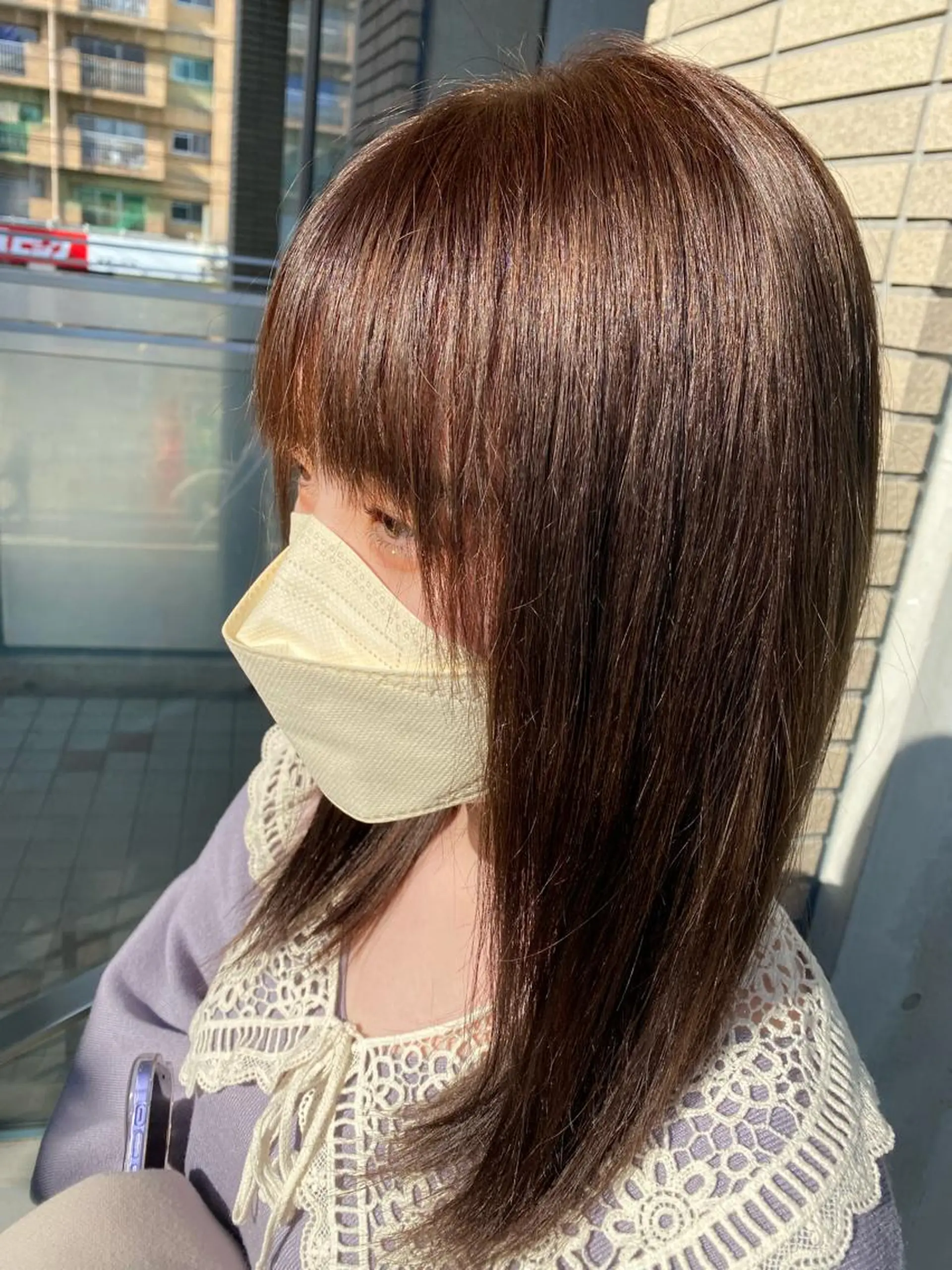 ミディアム カラー 浅野 匠のヘアスタイル