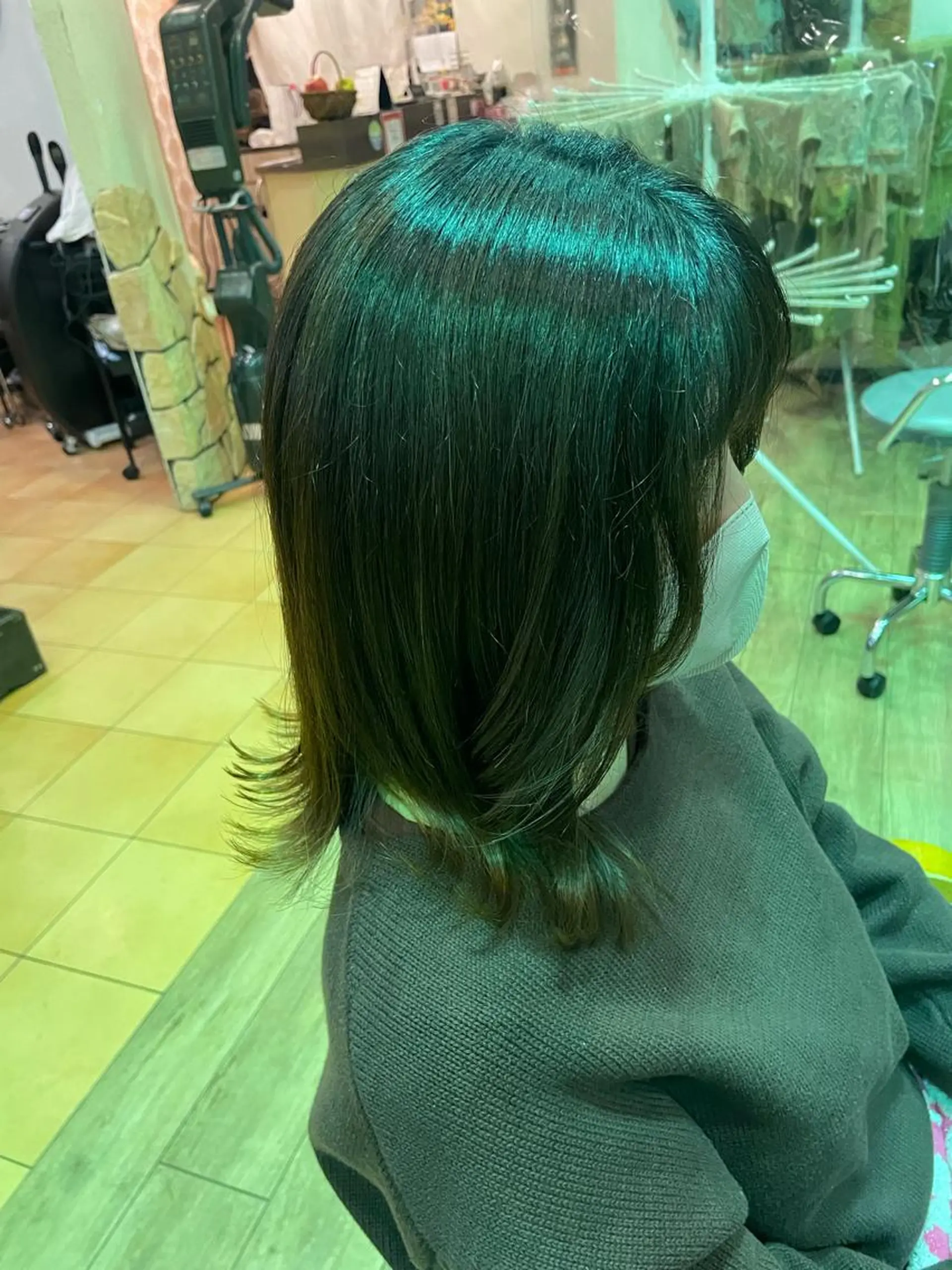 セミロング hair make echo滿木あい花のヘアスタイル