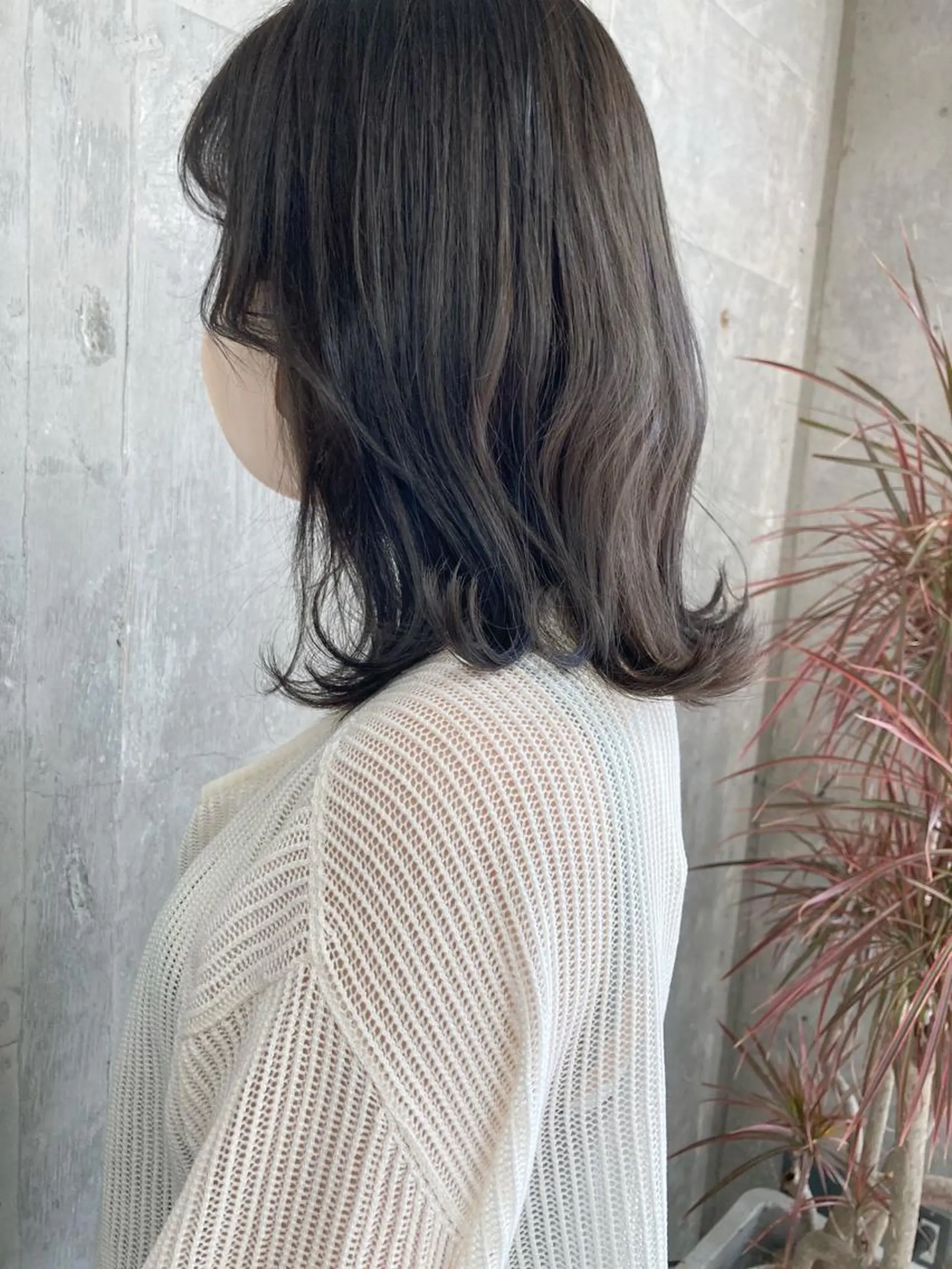 ミディアム カラー 透明感カラー カット ヘアカラー トリートメント 小木曽智美 /ボブ/ショートのヘアスタイル