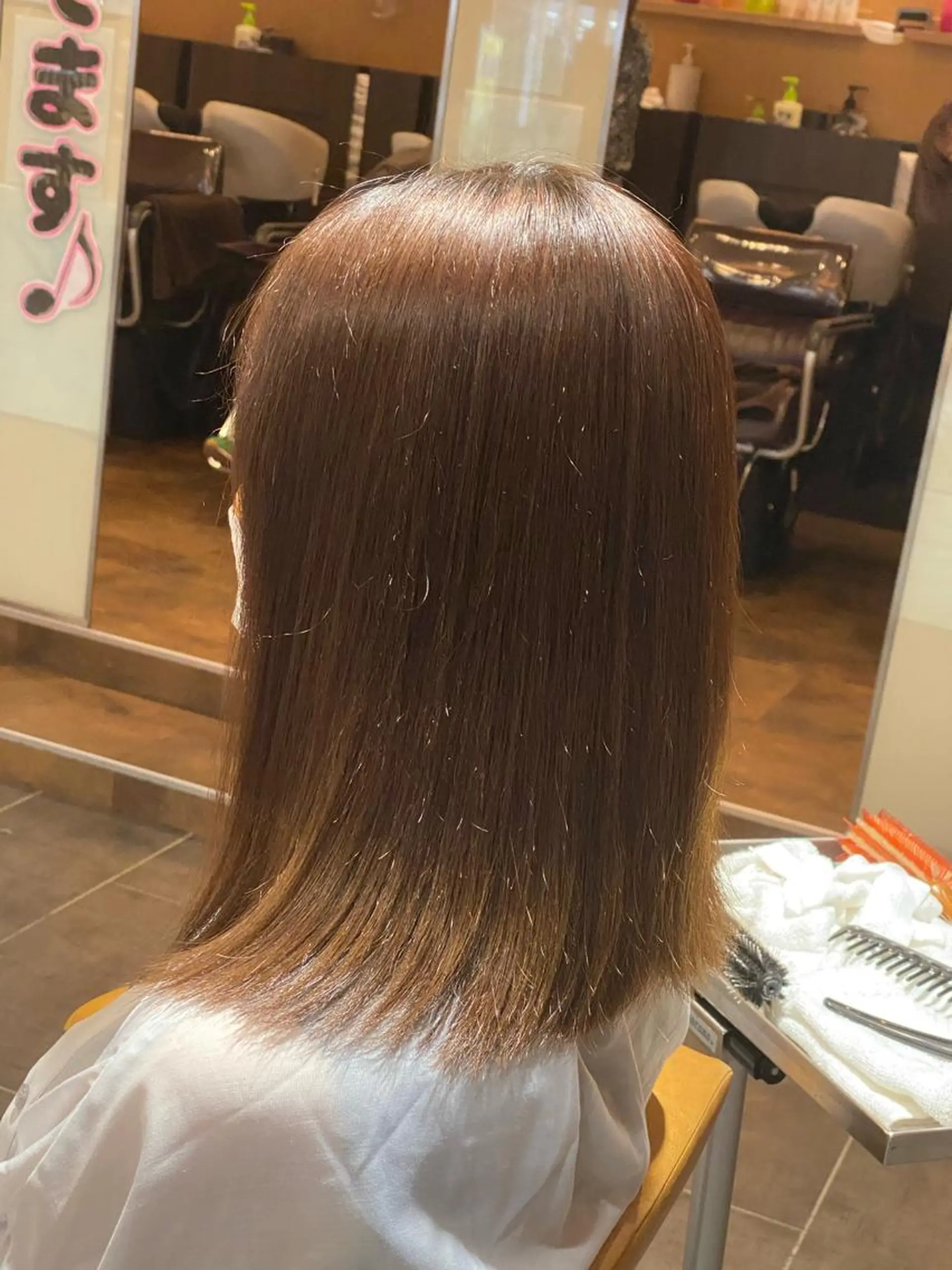 セミロング 尾崎 優也のヘアスタイル