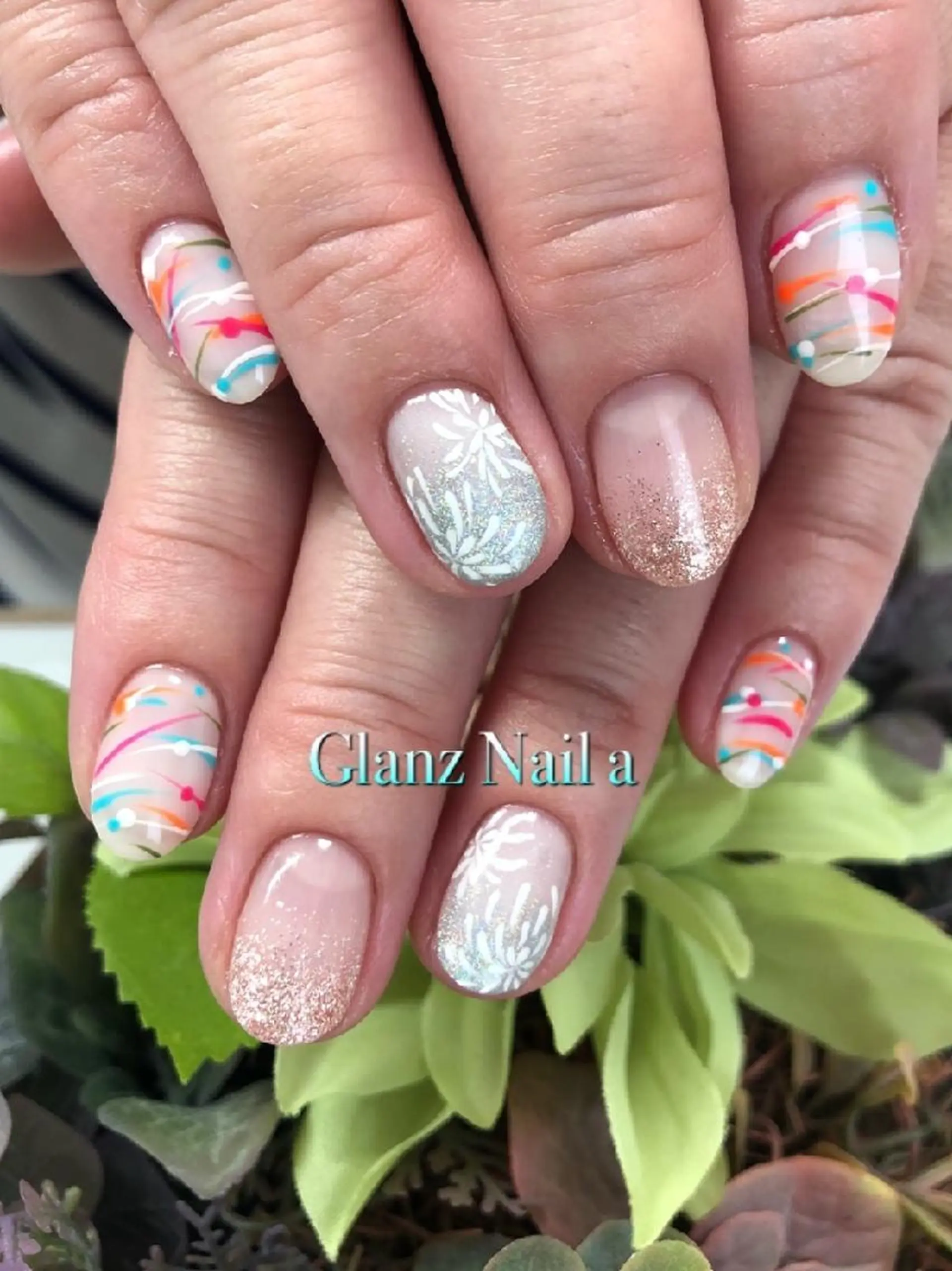ネイル Glanz  Nail aのネイルデザイン
