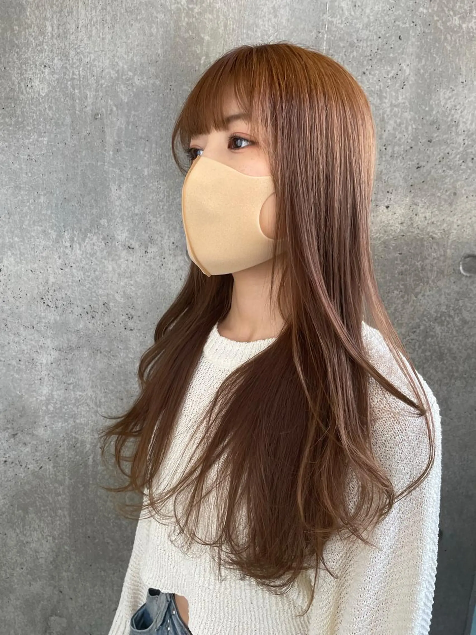 ロング カラー もりたみかこ 美容師お休み中のヘアスタイル