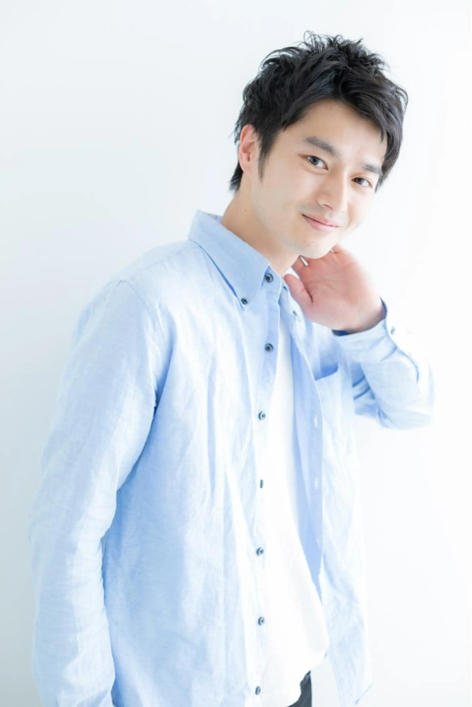 メンズ 予約 停止のヘアスタイル