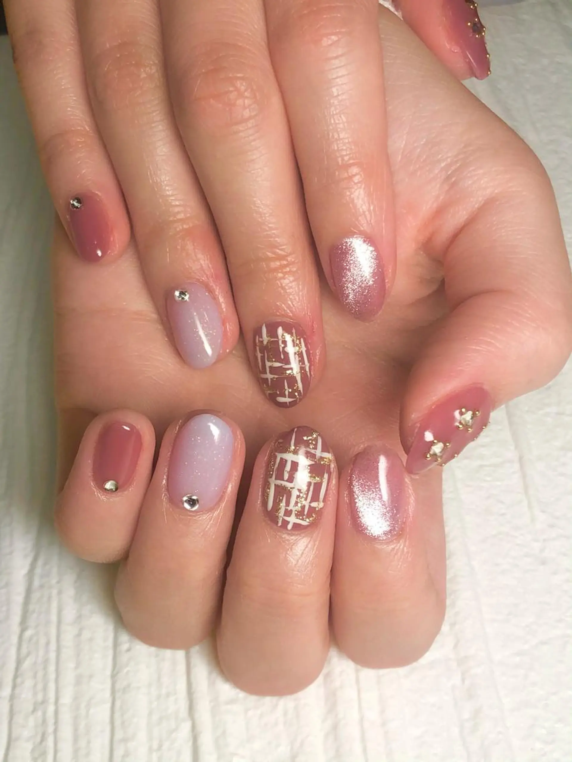 ショート ネイル 🦋Kiyomi. 🦋のネイルデザイン