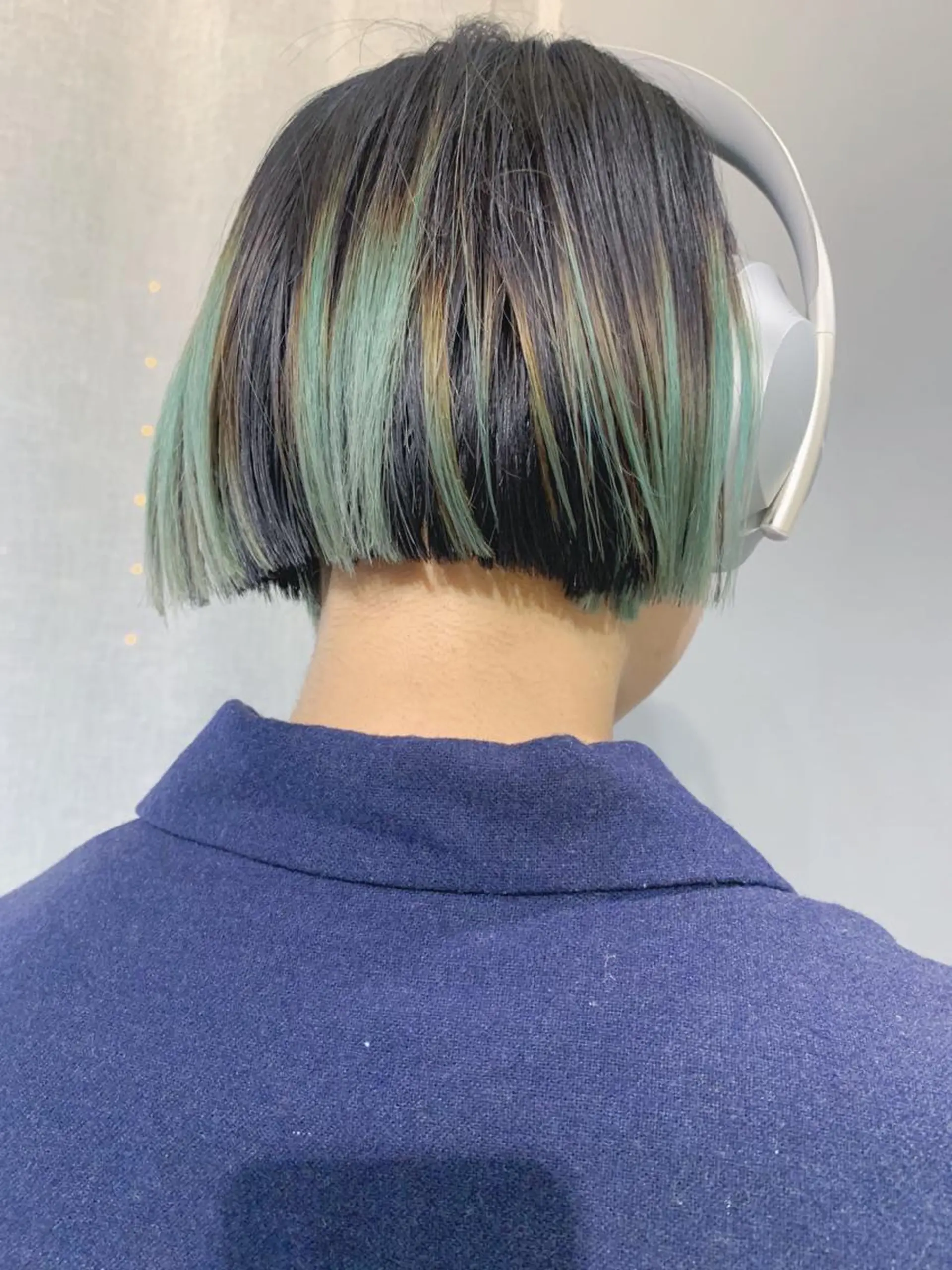 ショート カラー ボブパーマコテ巻き風 パーマNo1深江秀平のヘアスタイル