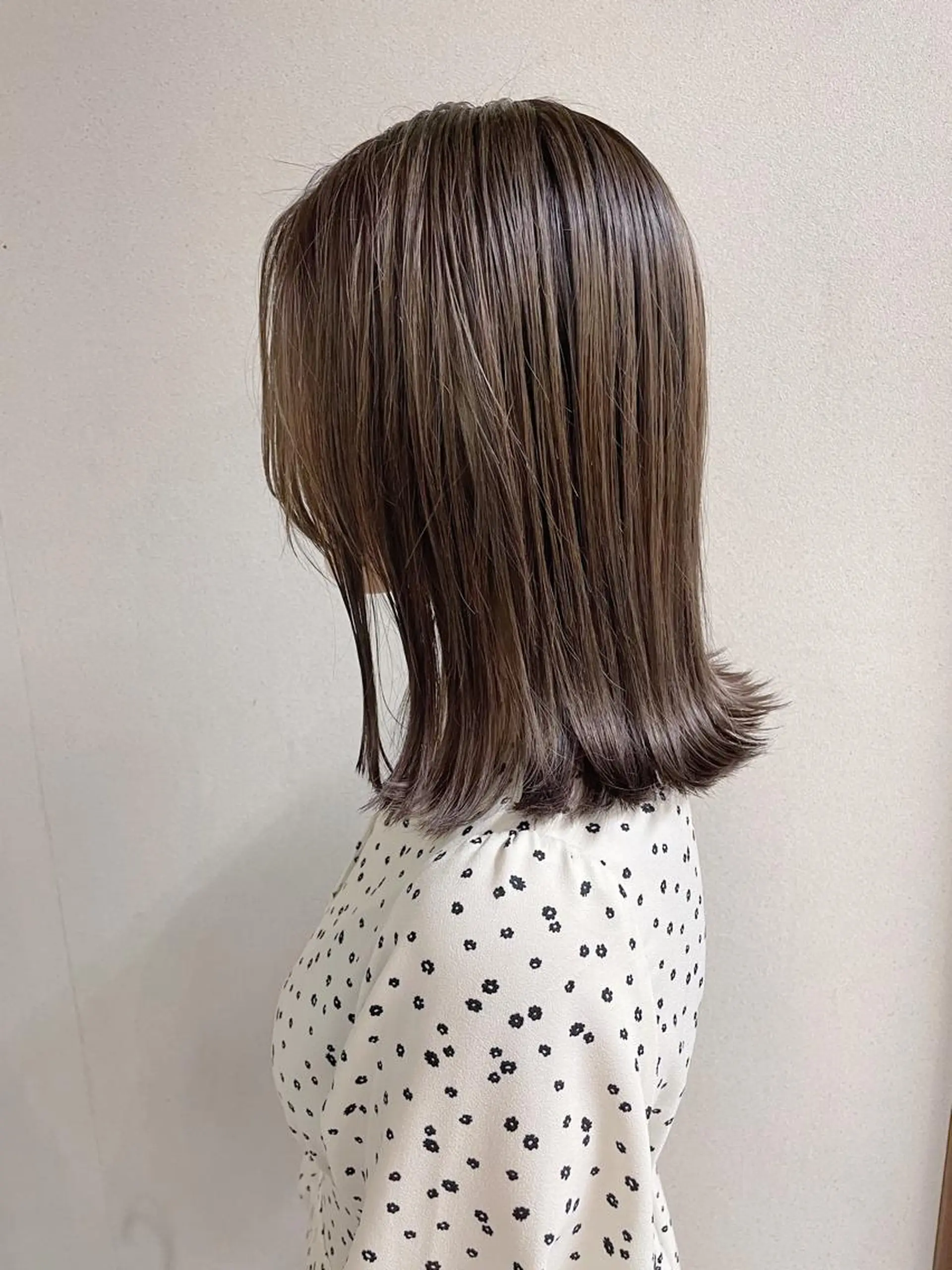 ミディアム カラー ケアブリーチ /髪質 改善/古橋圭史郎のヘアスタイル