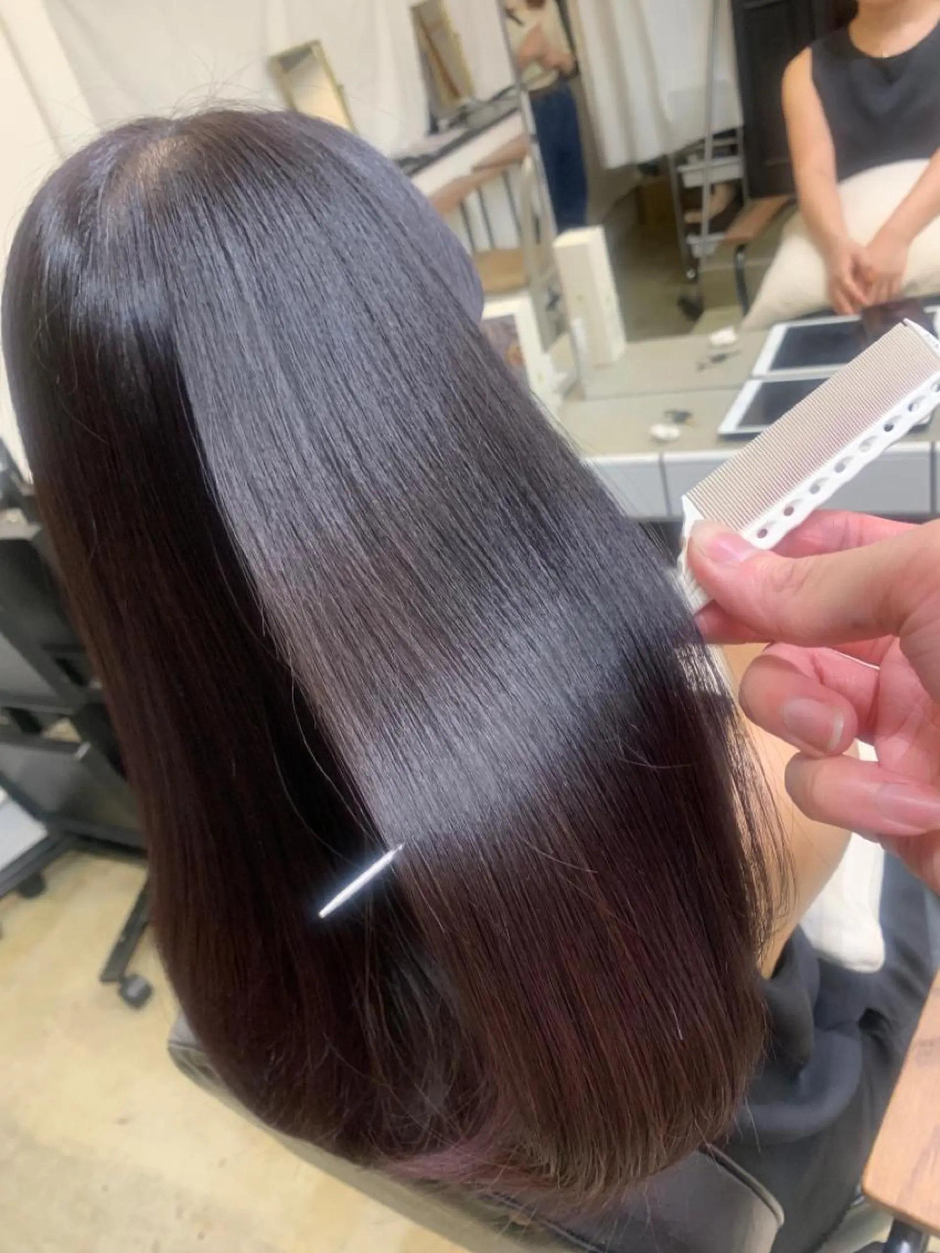 ロング カラー ヘアアレンジ 🌈本物の髪質改善 森田涼平のヘアスタイル