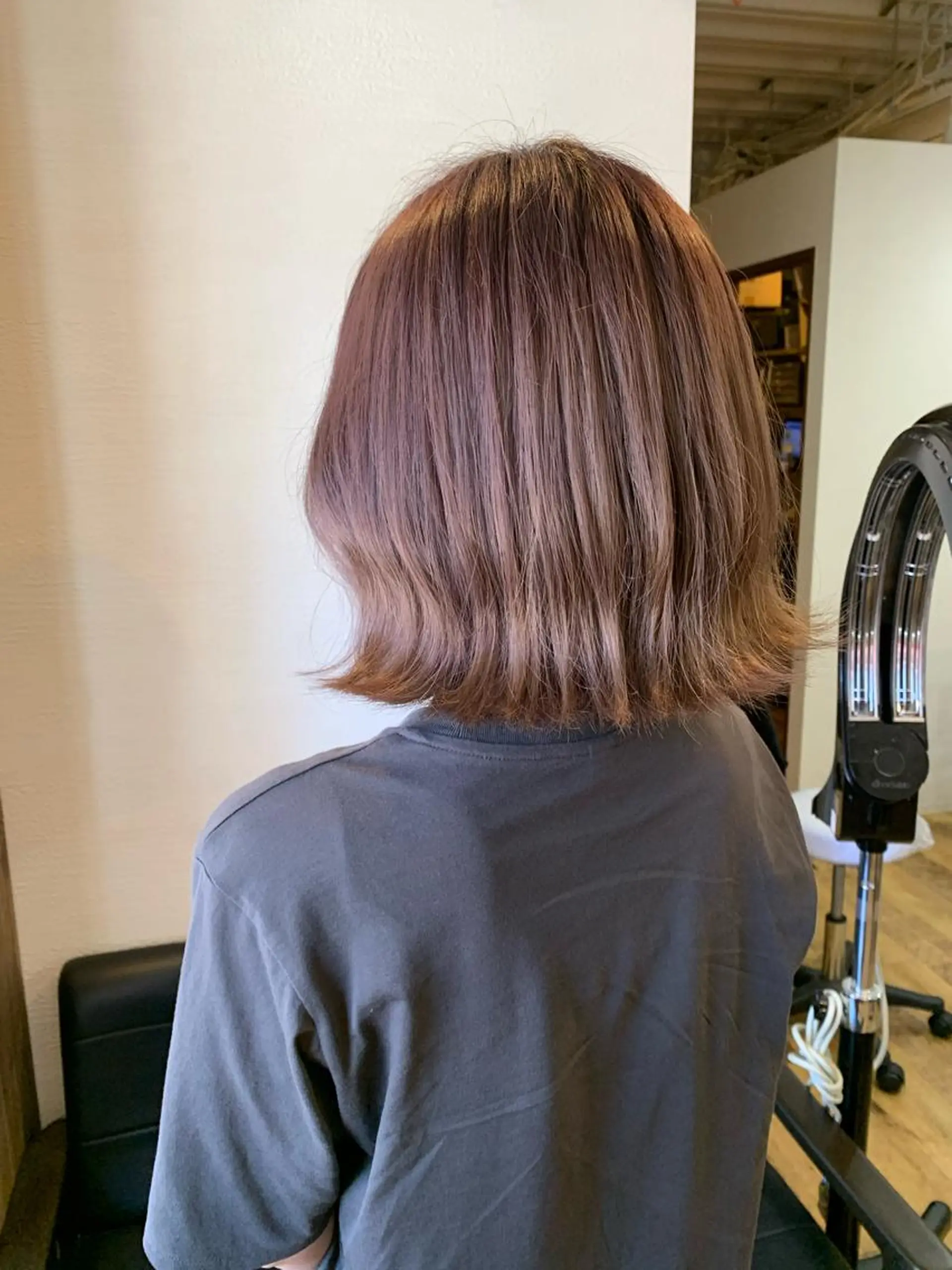 ミディアム ヘアカラー トリートメント 藤本 翔己のヘアスタイル