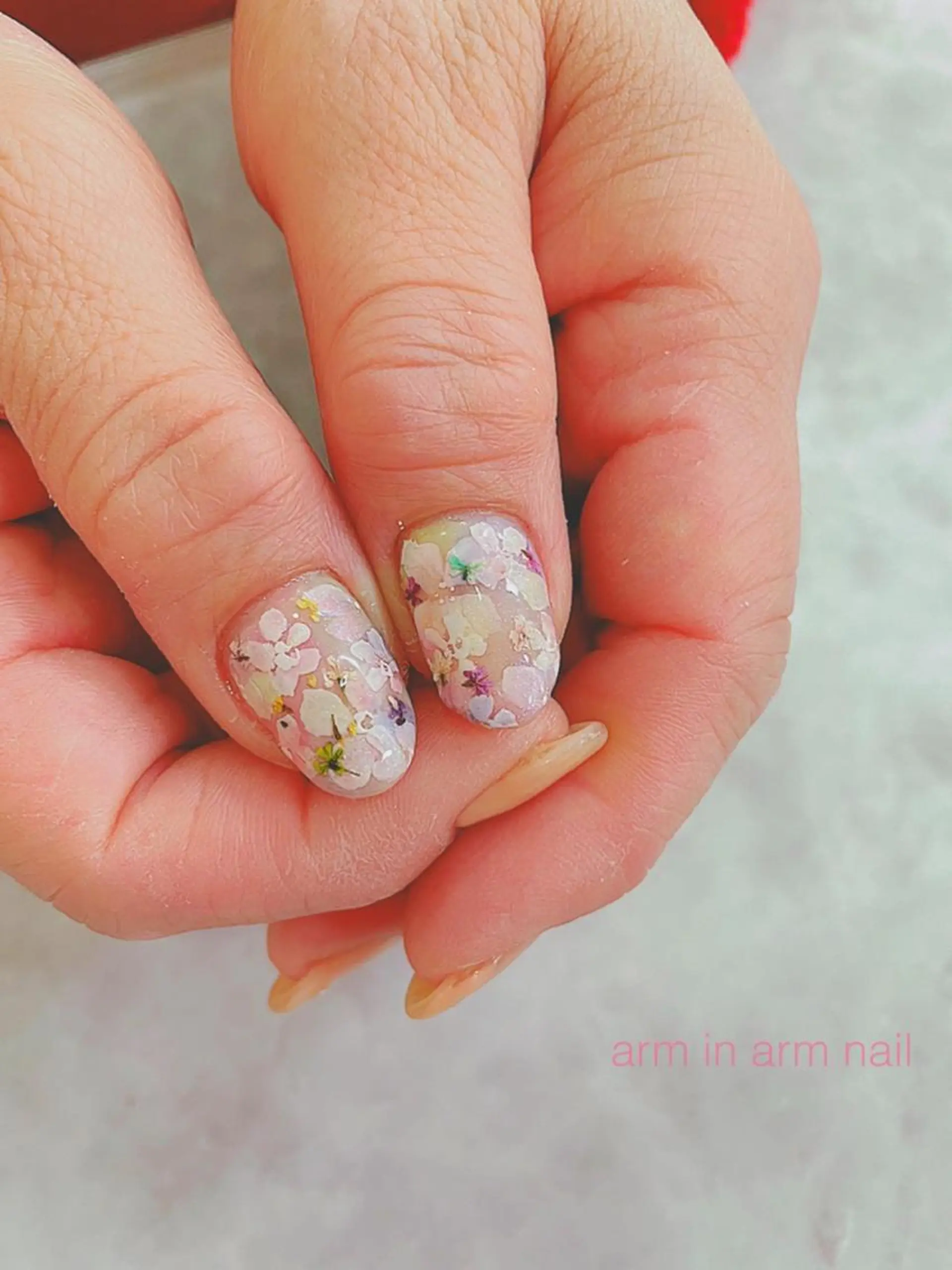 ネイル arm in arm ︎✿Yamamotoのマツエク・マツパデザイン