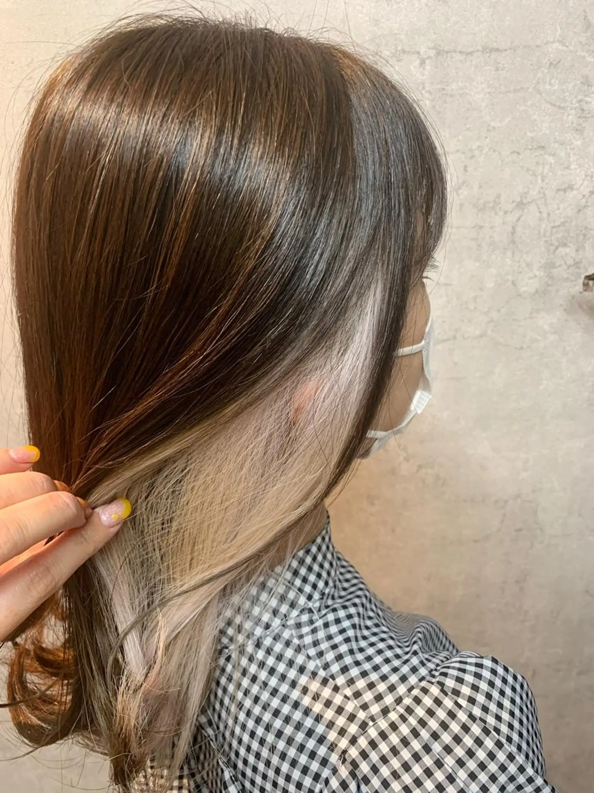 カラー 大島 千怜のヘアスタイル