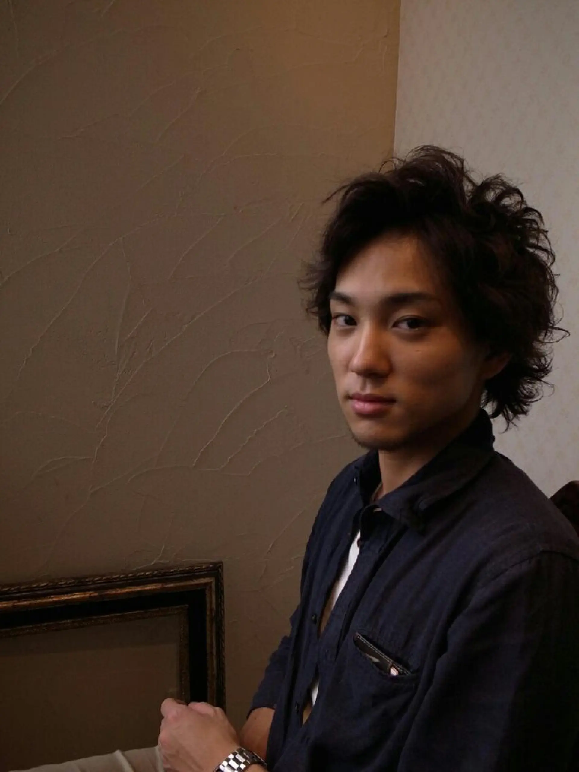 ショート カラー パーマ ヘアアレンジ メンズ キッズ アロンジェ 蕨駅西口のヘアスタイル