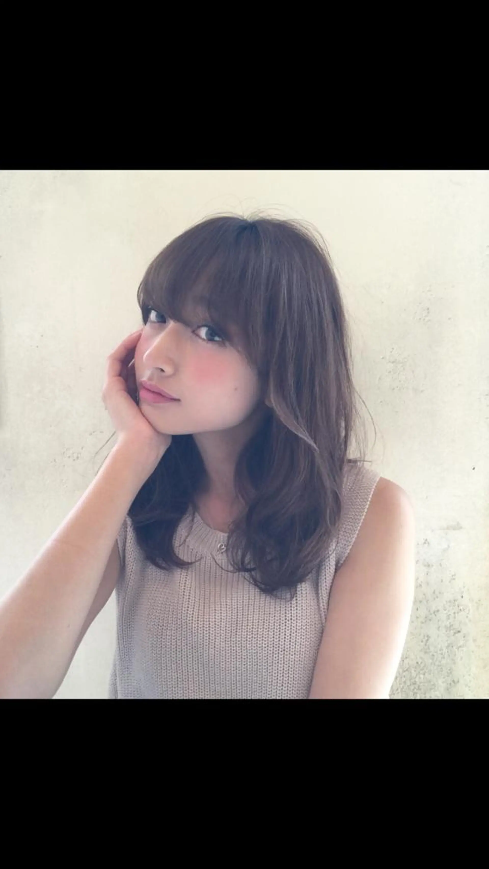 ミディアム セミロング カラー パーマ hair salon RAY所属・田名網 誠司のヘアスタイル