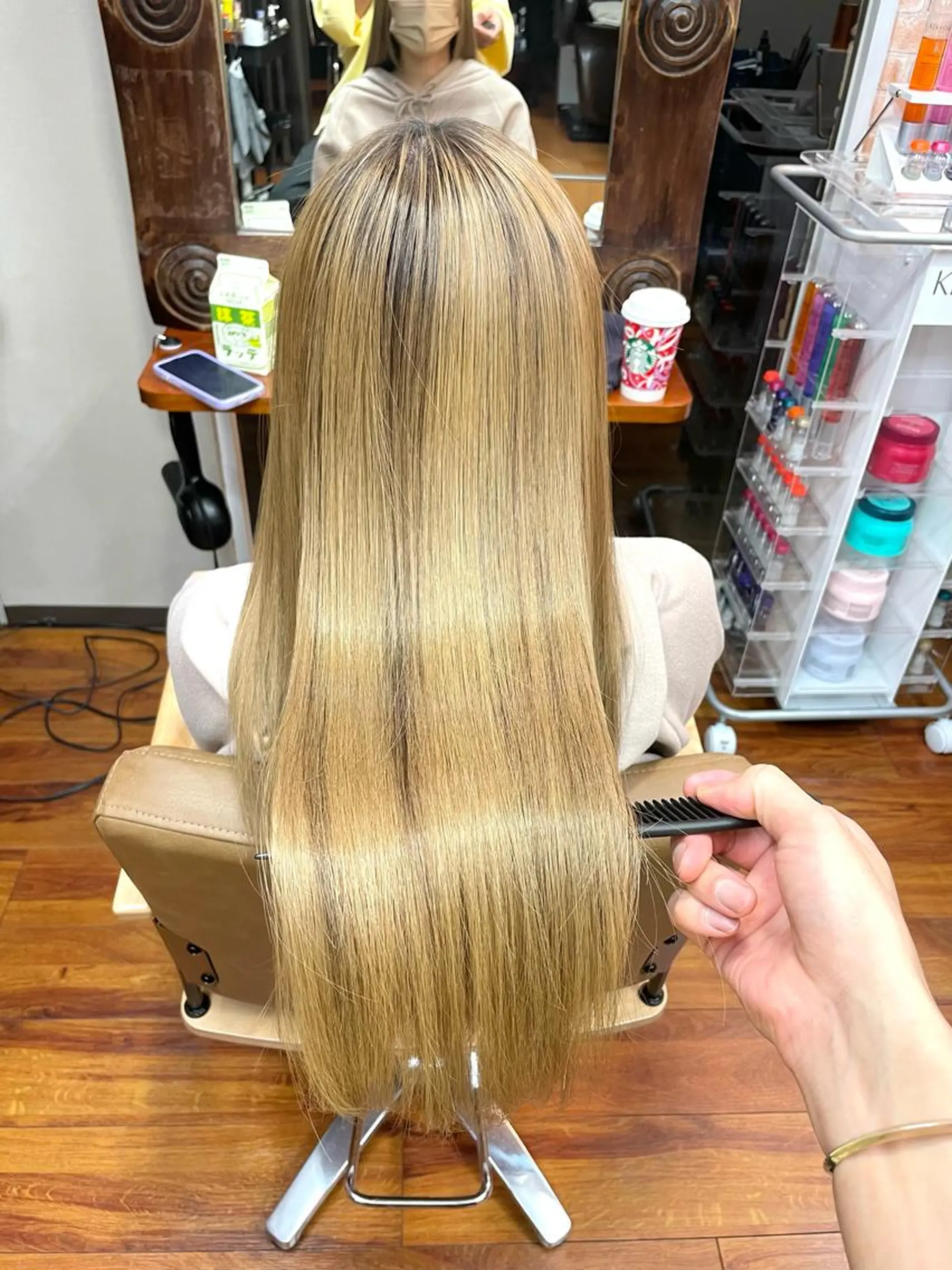 ロング 髪質改善 トリートメント トリートメント HERSHE by apollo所属・✨美髪矯正&ショート の小林✨のヘアスタイル