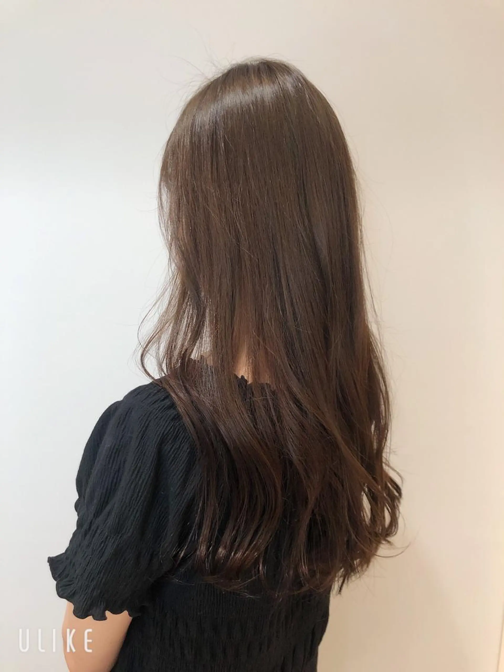 ロング カラー 透明感カラー ウルフカット ハッシュカット/七海のヘアスタイル