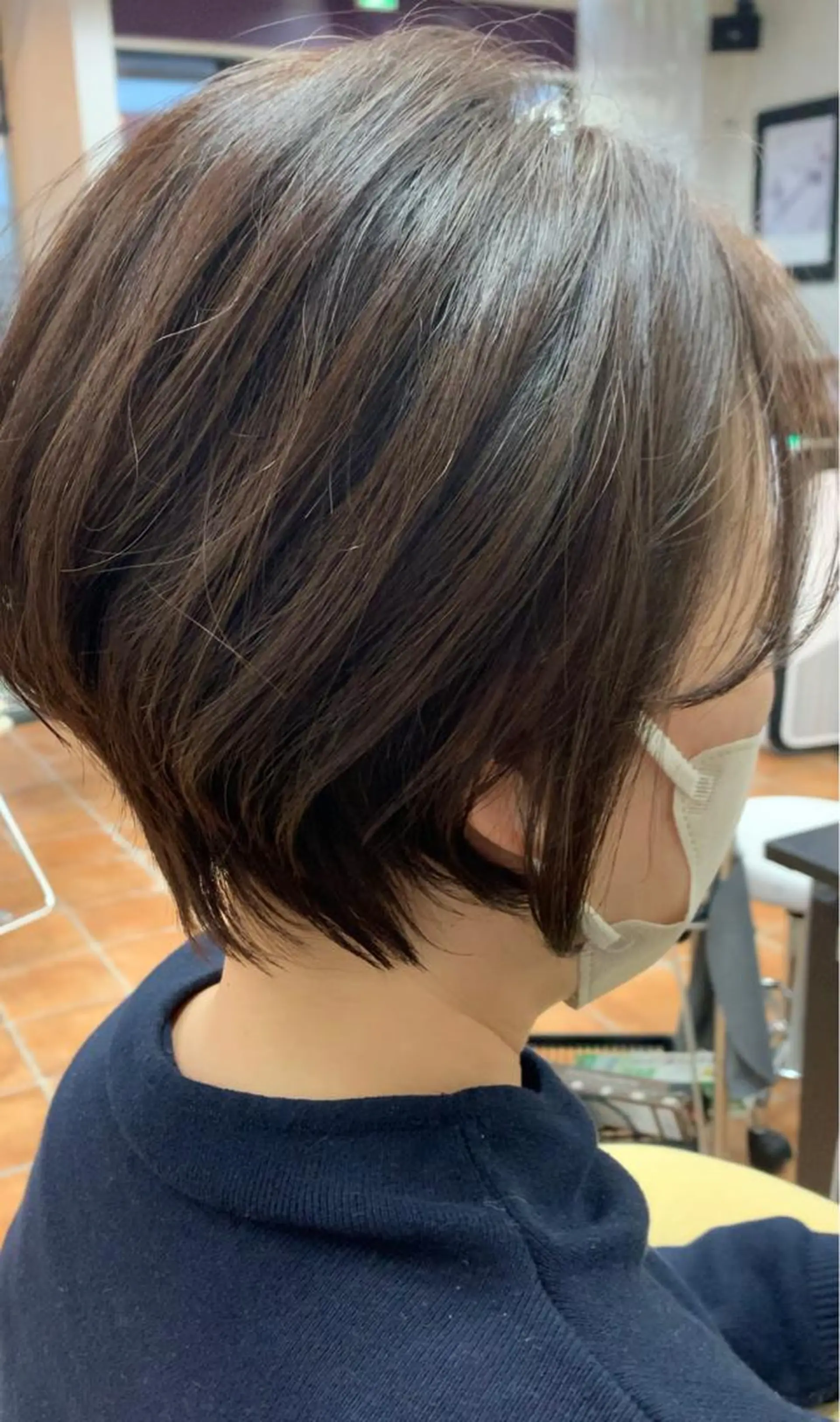 ショート フリーランス理美容師 いさかのヘアスタイル