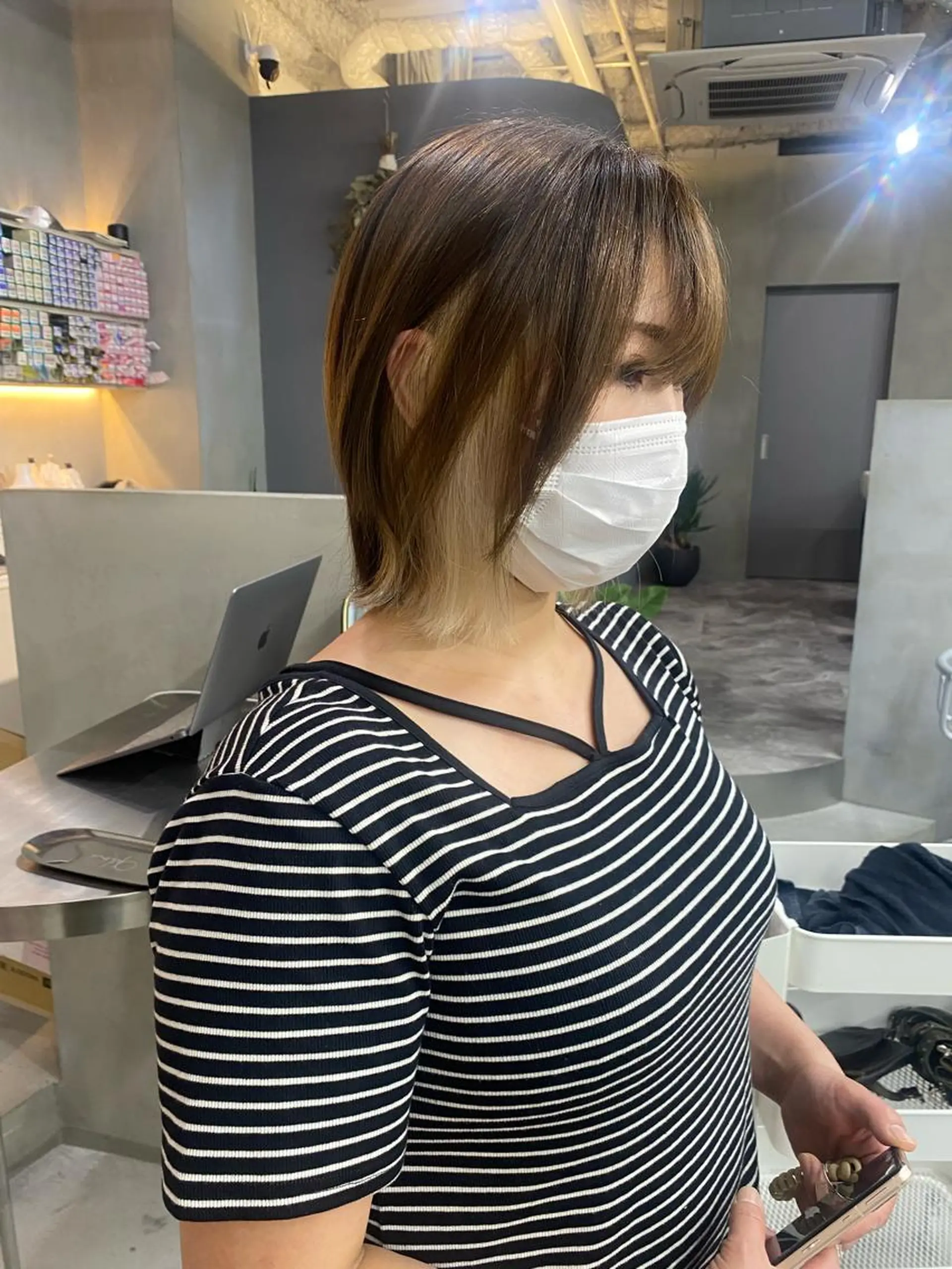 ミディアム 前橋 姫奈のヘアスタイル