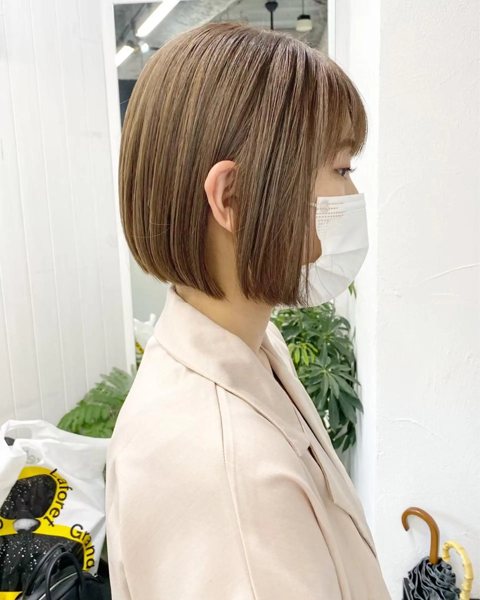 ショート カラー 韓国/ハイトーン/ ボブ🎀MIKU🎀のヘアスタイル