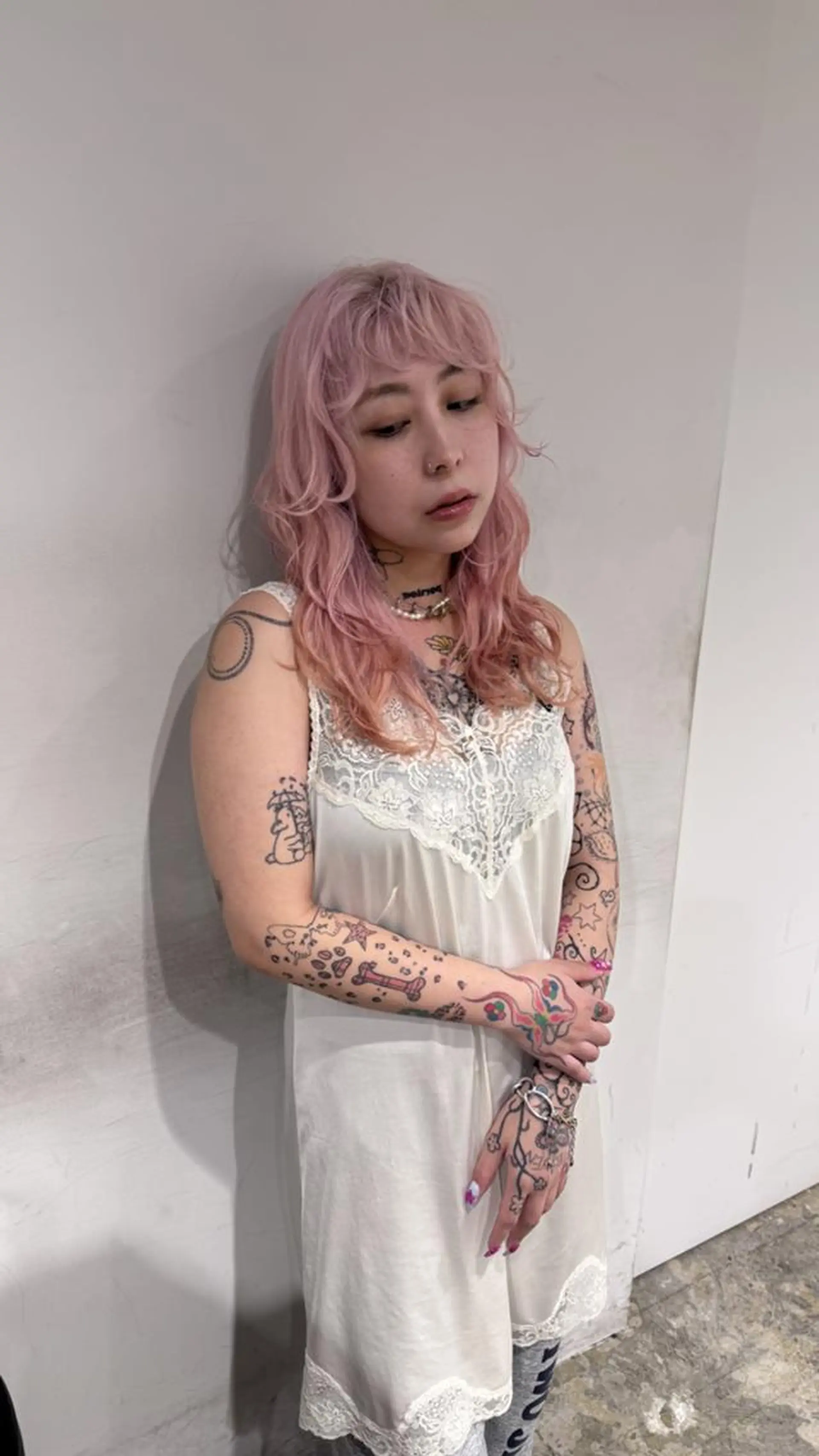 カラー セミロング ヘアカラー サイレント美容師 アイリィのヘアスタイル