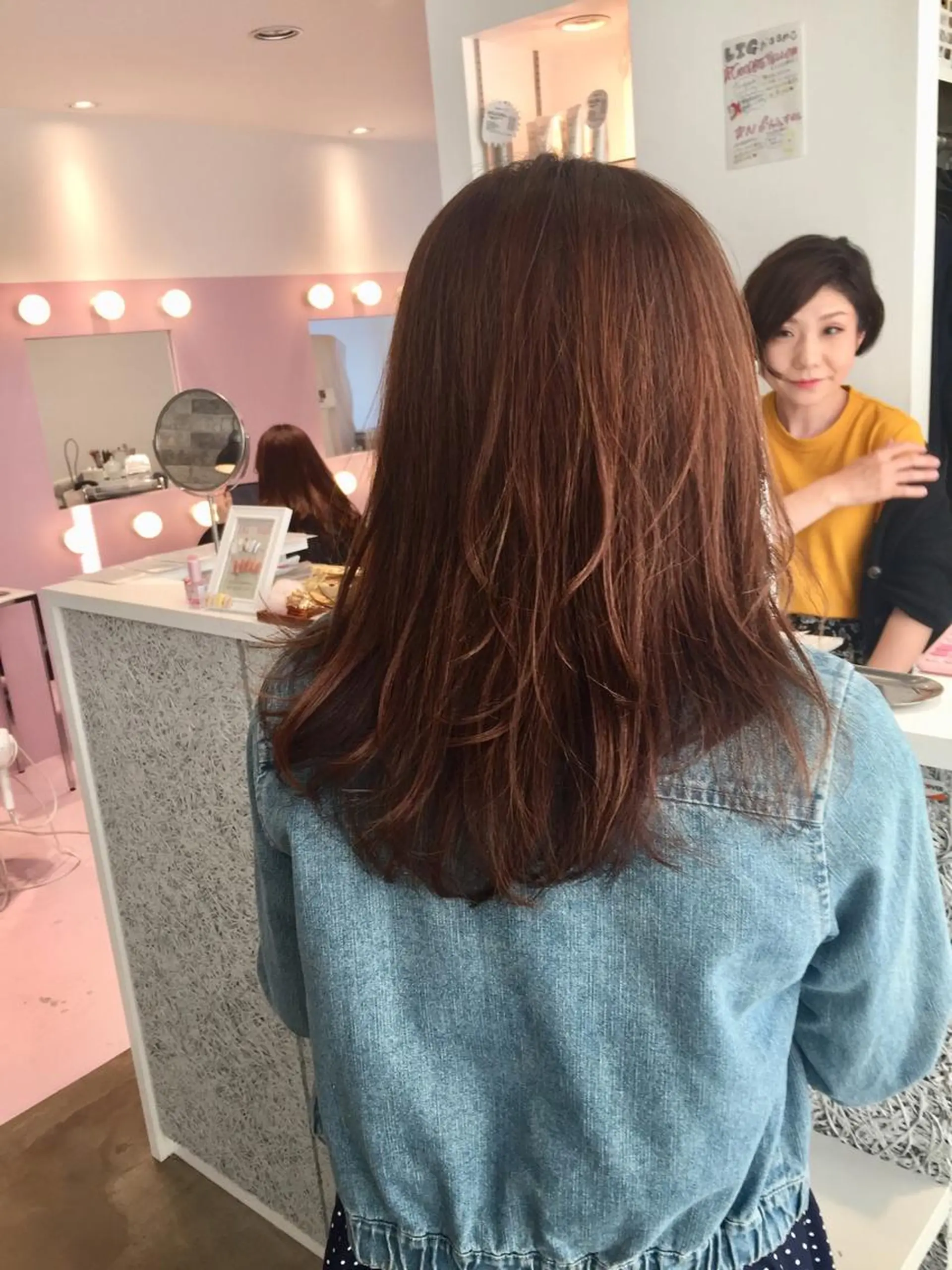 セミロング カット トリートメント 所渉/韓国レイヤー /ウルフカットのヘアスタイル