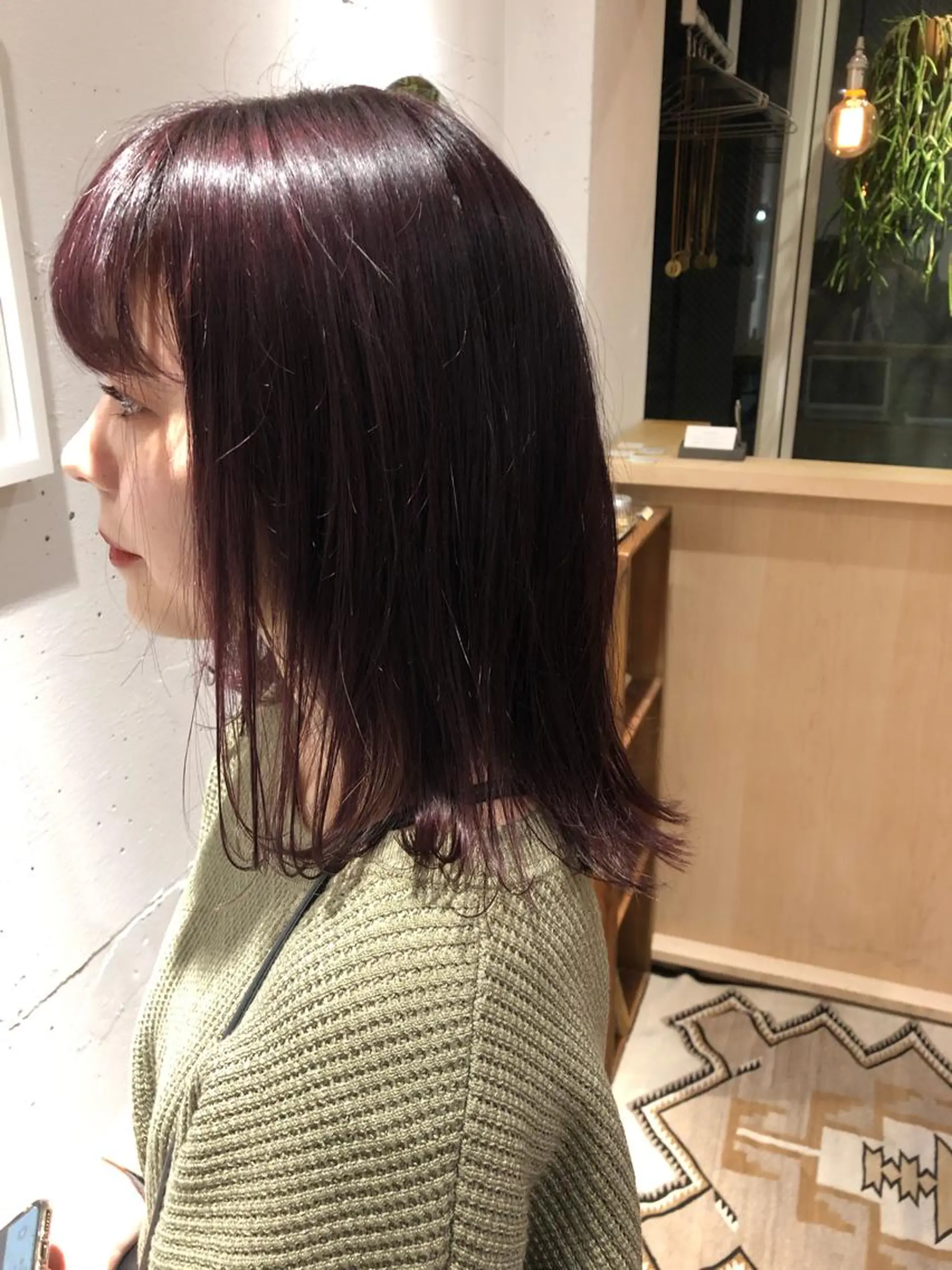 ミディアム カラー 🟩くすみカラー/ボ ブ/ショート/大司のヘアスタイル