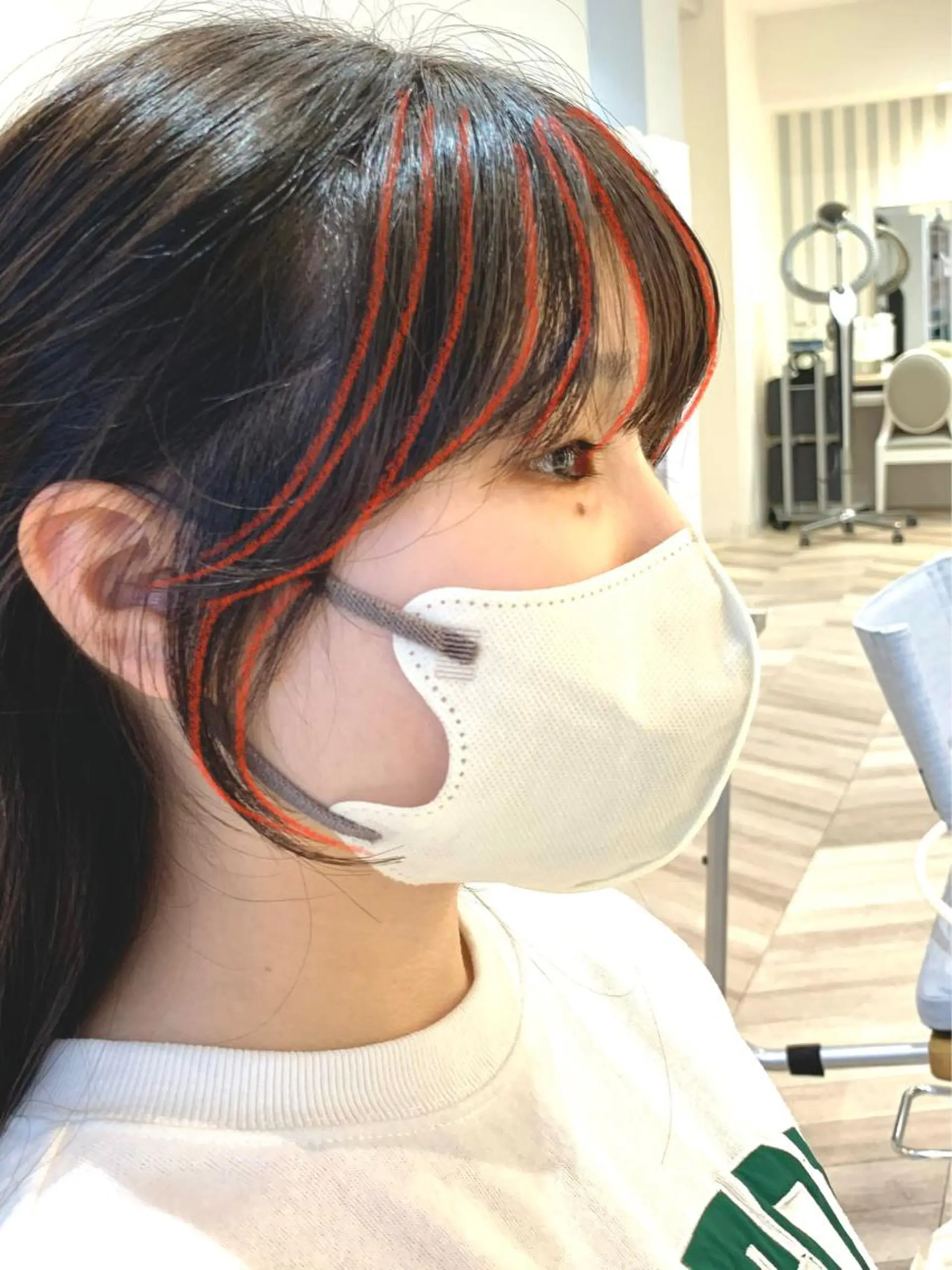 セミロング カット 縮毛矯正/白髪ぼかし ショートボブ/鈴木のヘアスタイル