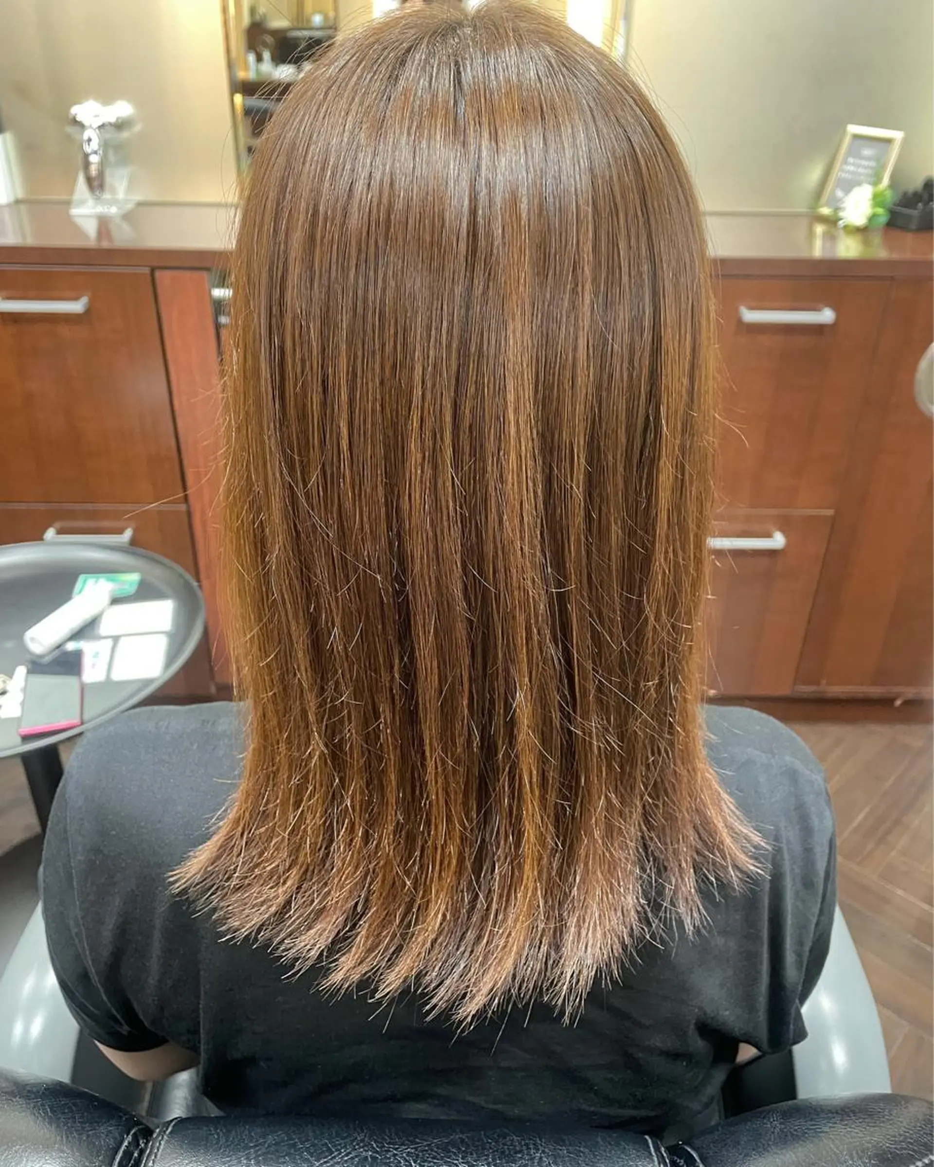 ミディアム クボタ ホノカのヘアスタイル