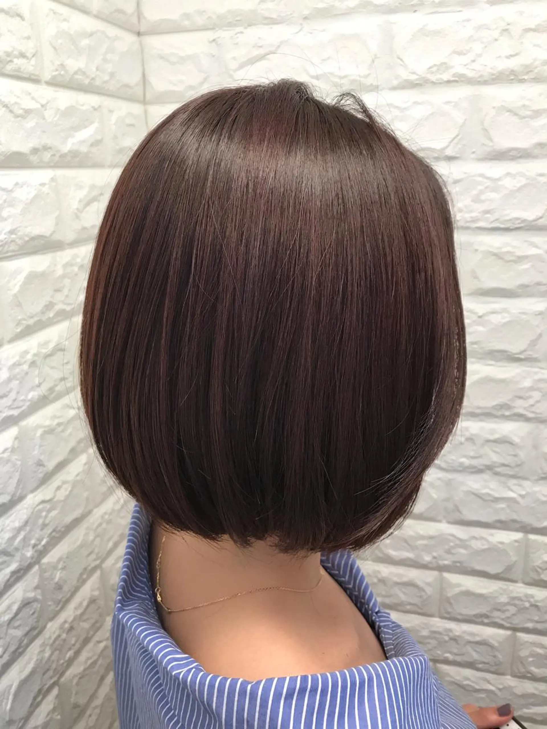 ショート カラー 個室で似合わせ好印象 🧡外山弥千代のヘアスタイル