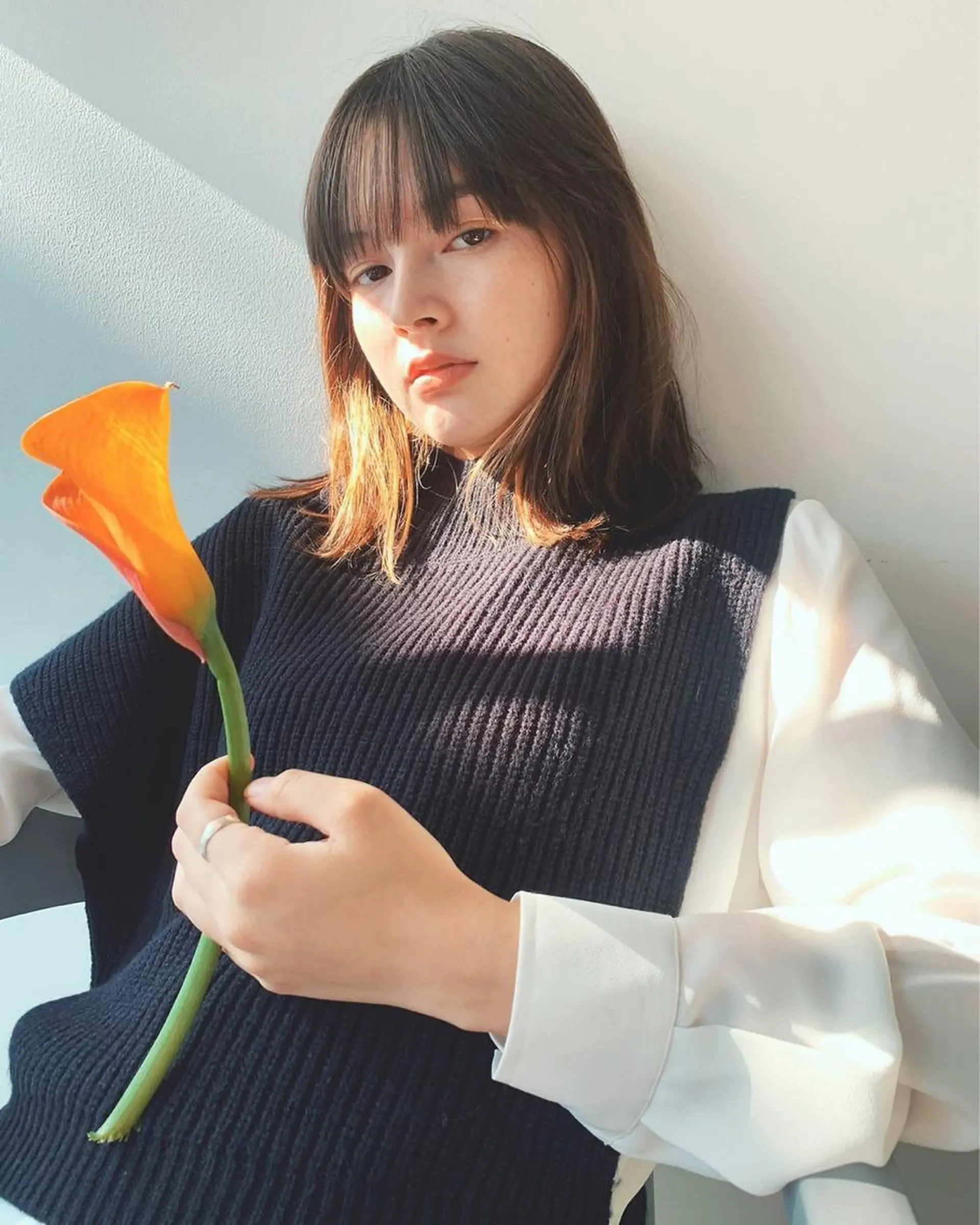 ミディアム カラー MODA所属・櫛引 健太のヘアスタイル