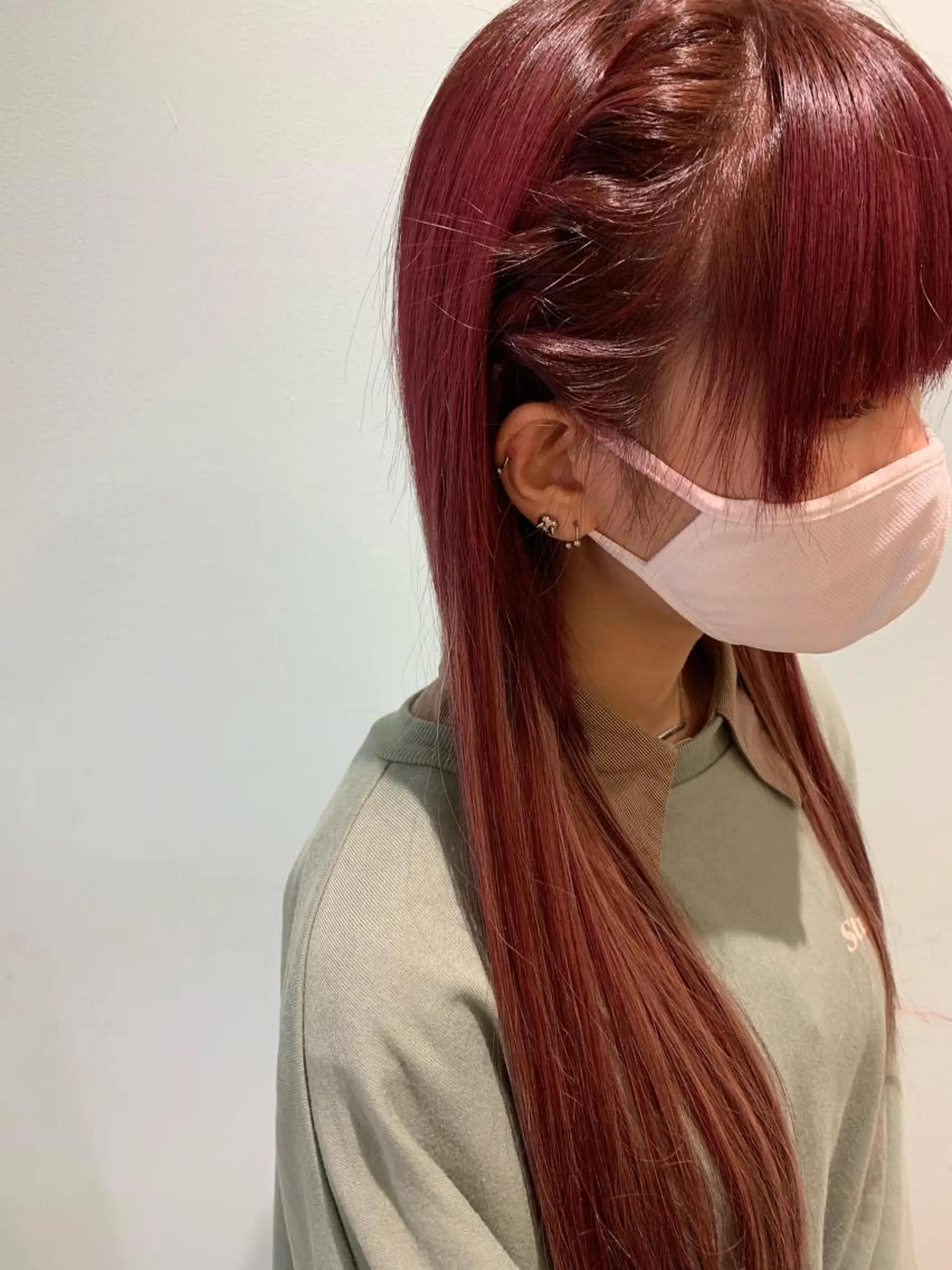 ロング カラー ヘアアレンジ ショートボブ ピンクカラー ボブ ロング stylist Yukieのヘアスタイル