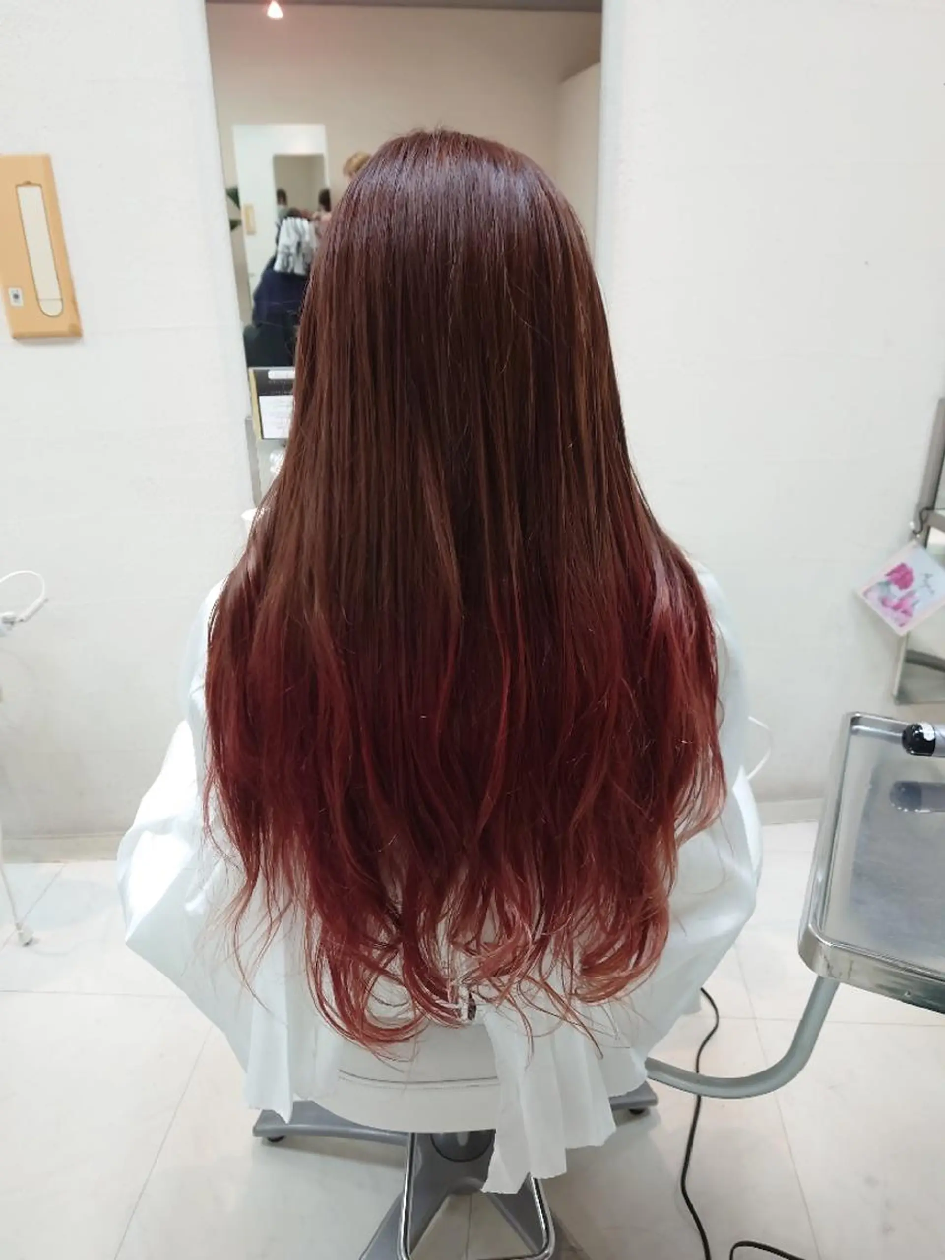 ロング カラー nagane sayakaのヘアスタイル