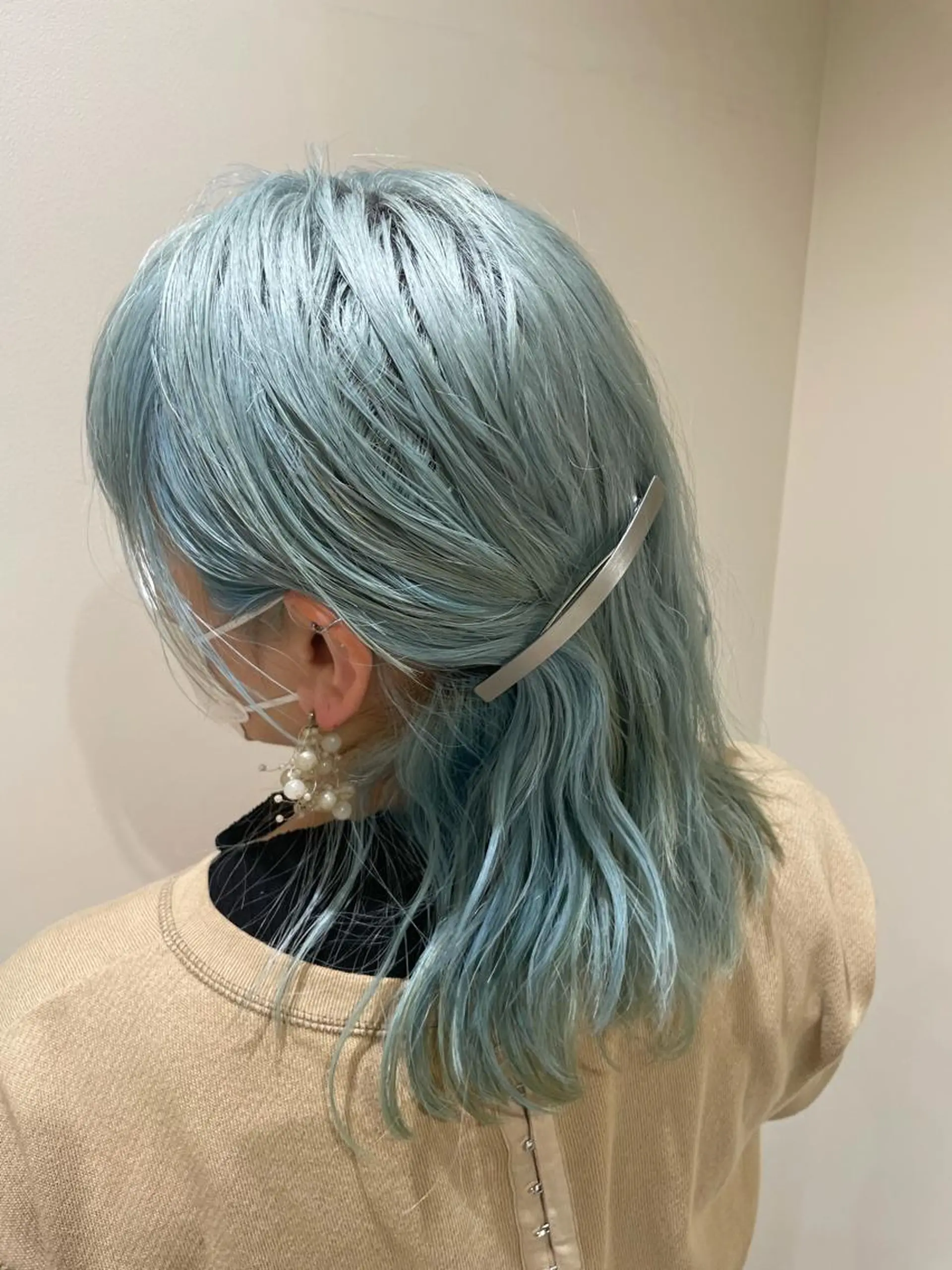 ミディアム カラー ヘアアレンジ 大石 陽菜のヘアスタイル