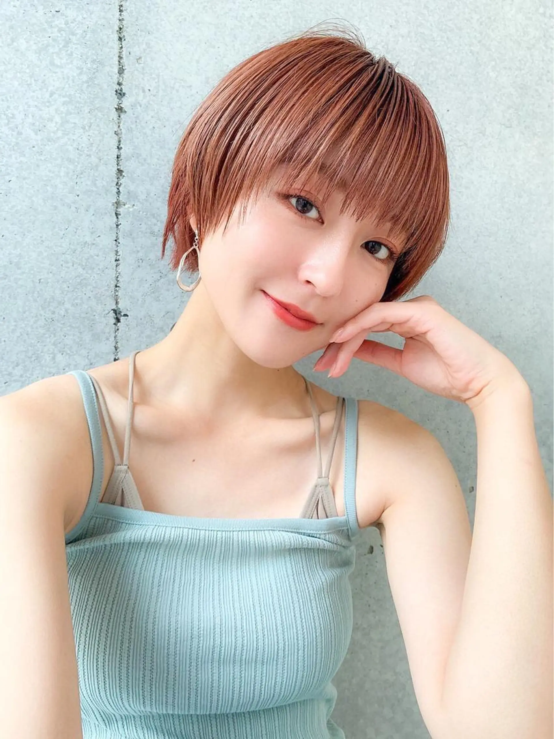 ショート カラー ショートヘア ヘアカラー トリートメント ヘアセット Rico OFFICIALのヘアスタイル