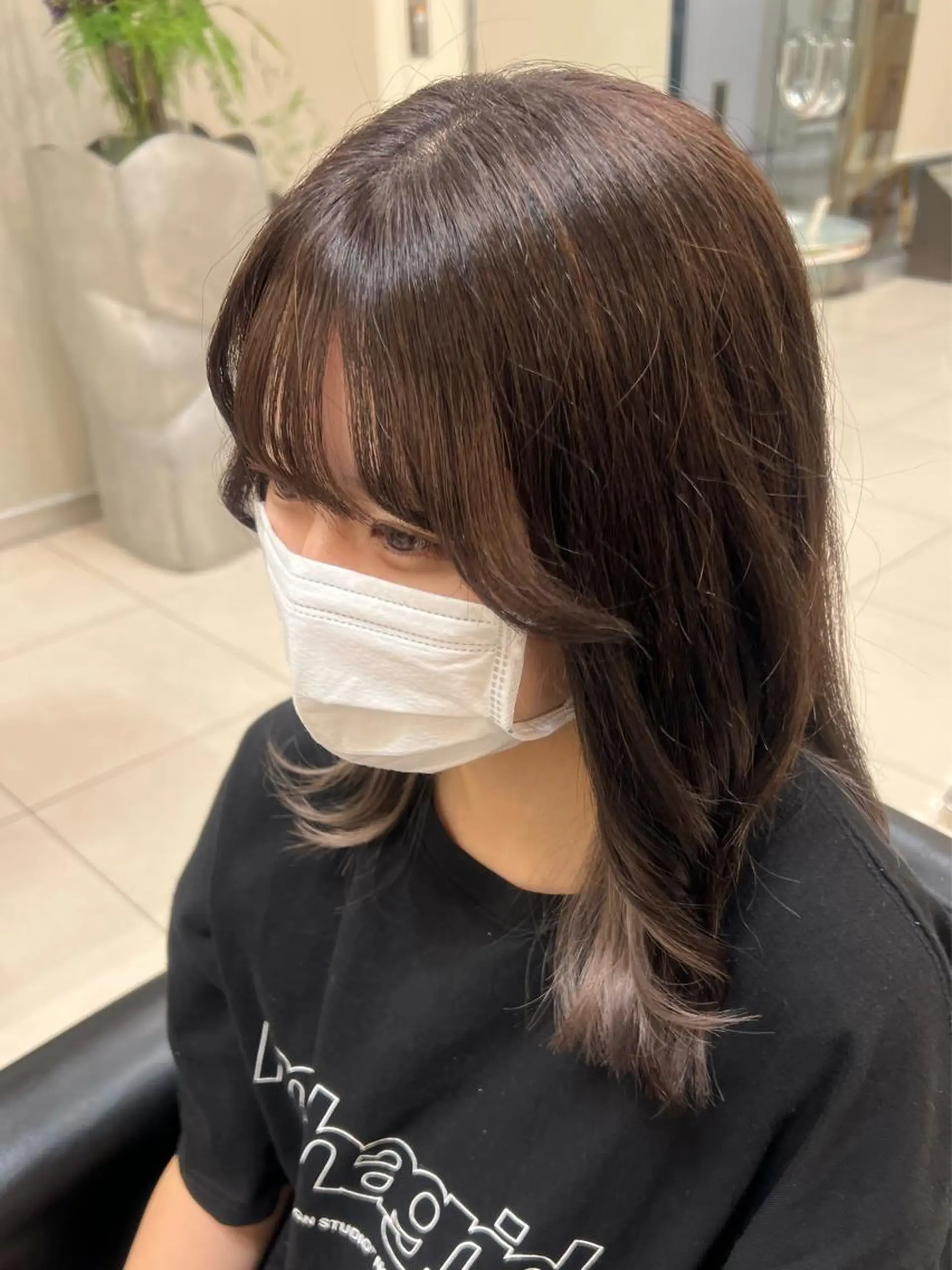 セミロング カラー カット ヘアカラー トリートメント Ruset所属・ハイトーン/ブリーチ /ボブ特化/SOMAのヘアスタイル