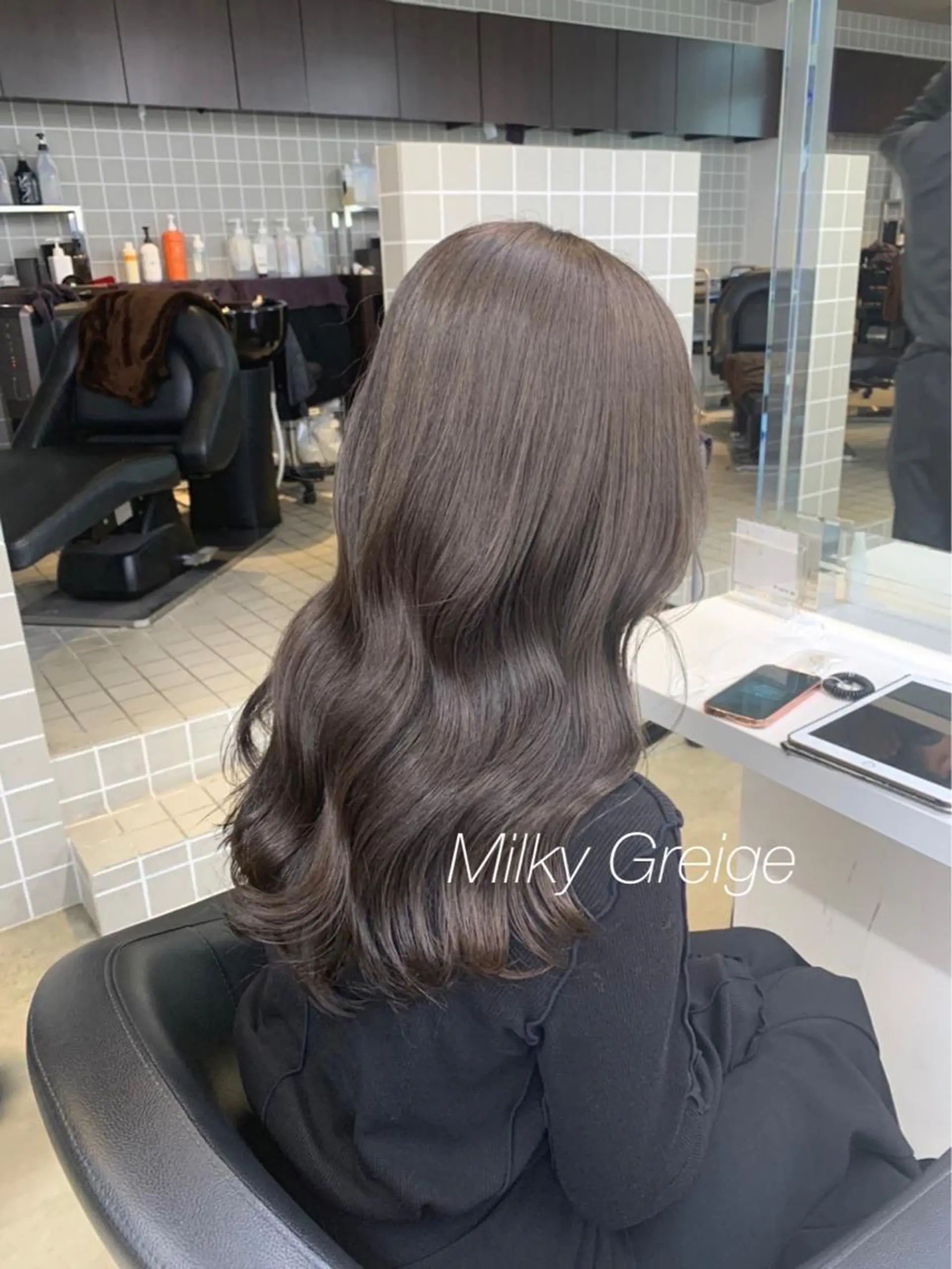 ロング ヘアカラー トリートメント ヘアセット 肌なじみベージュ 🦋azu🦋のヘアスタイル