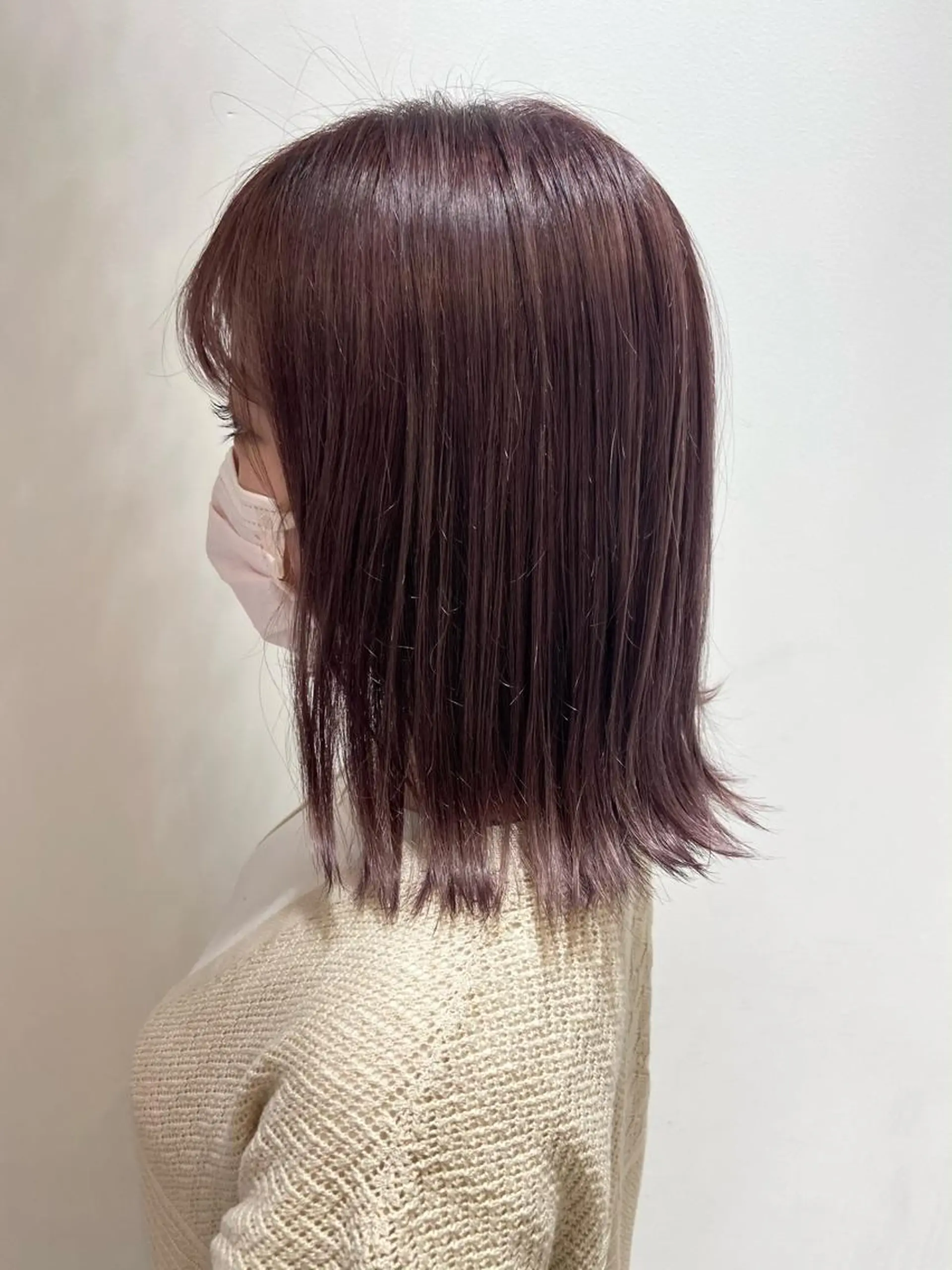 ミディアム カラー ヘアカラー トリートメント 🐺ウルフ/レイヤー 似合わせ‎🤍沙羅のヘアスタイル