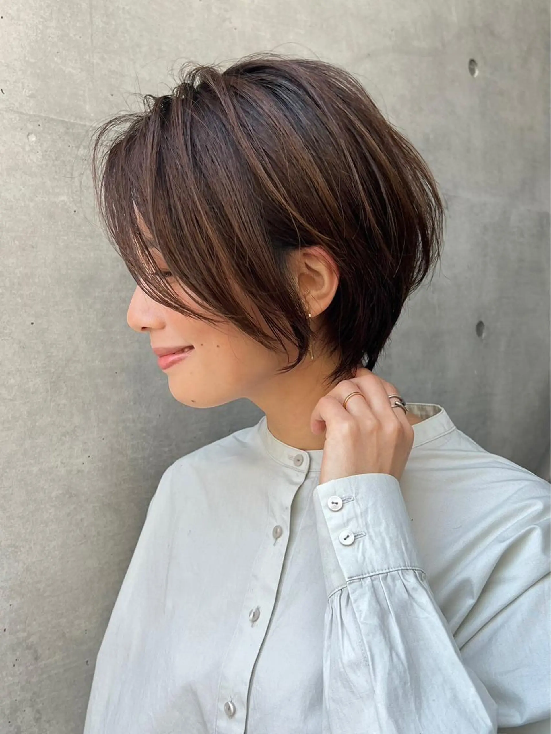 ショート 北新地/縮毛矯正 /あやなのヘアスタイル