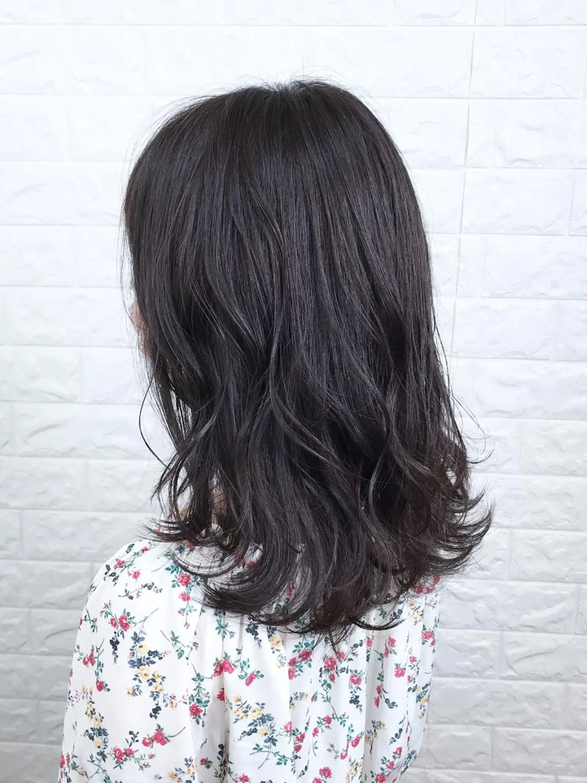 ミディアム カラー ヘアカラー エイジングケア特化 美容師✂️山崎竜二のヘアスタイル