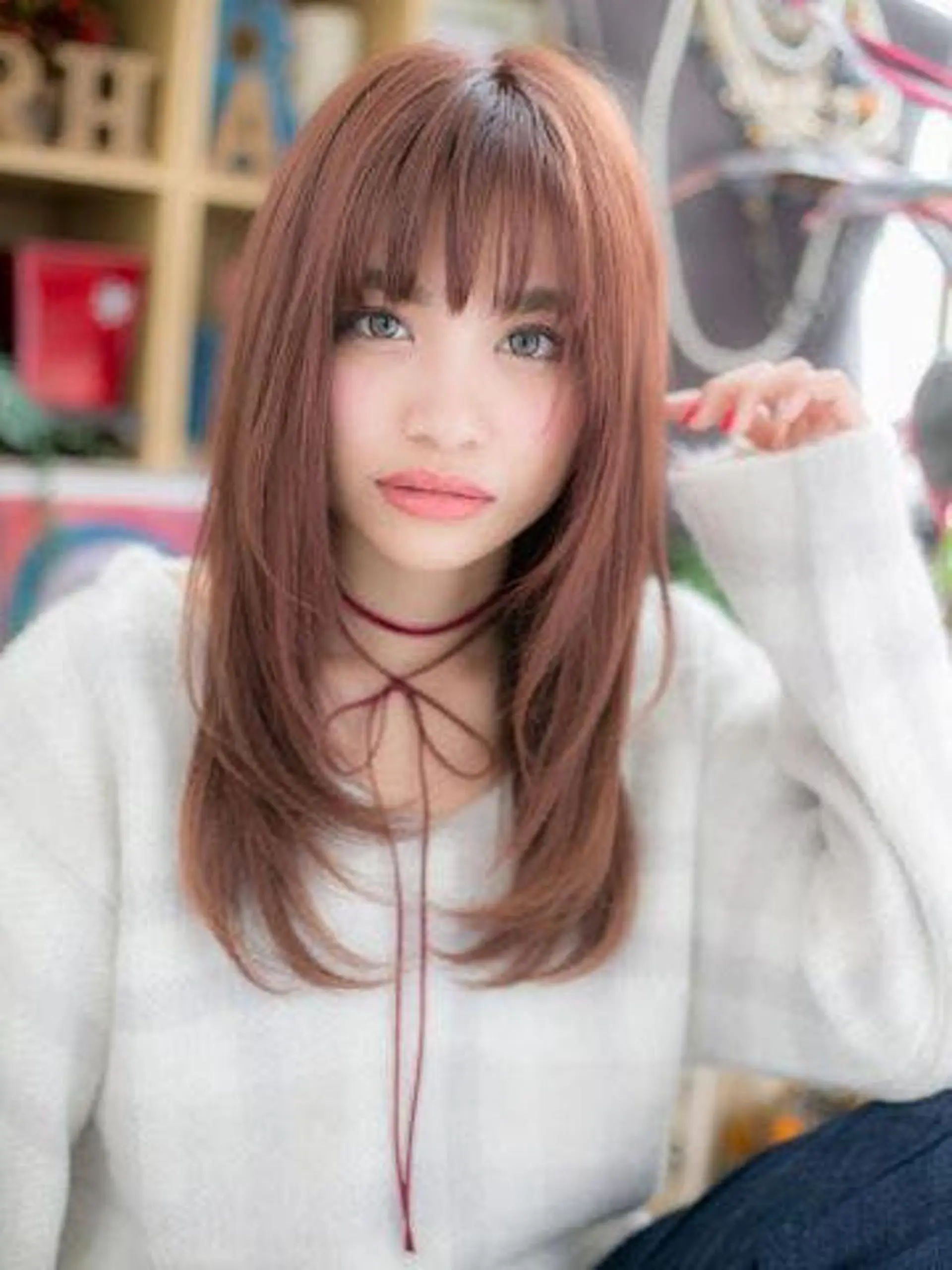 ロング カラー 出川 宙☘️のヘアスタイル