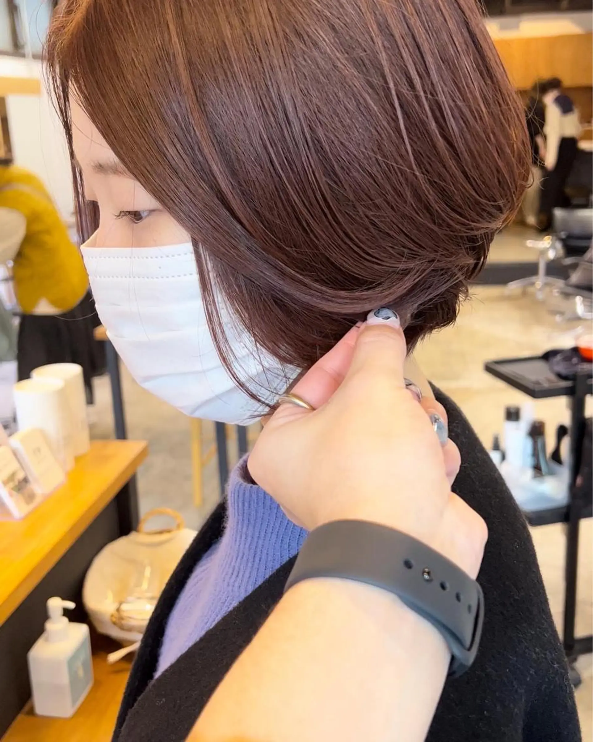 ショート カラー 骨格診断🍃ショート /ショートボブ✨岡元のヘアスタイル