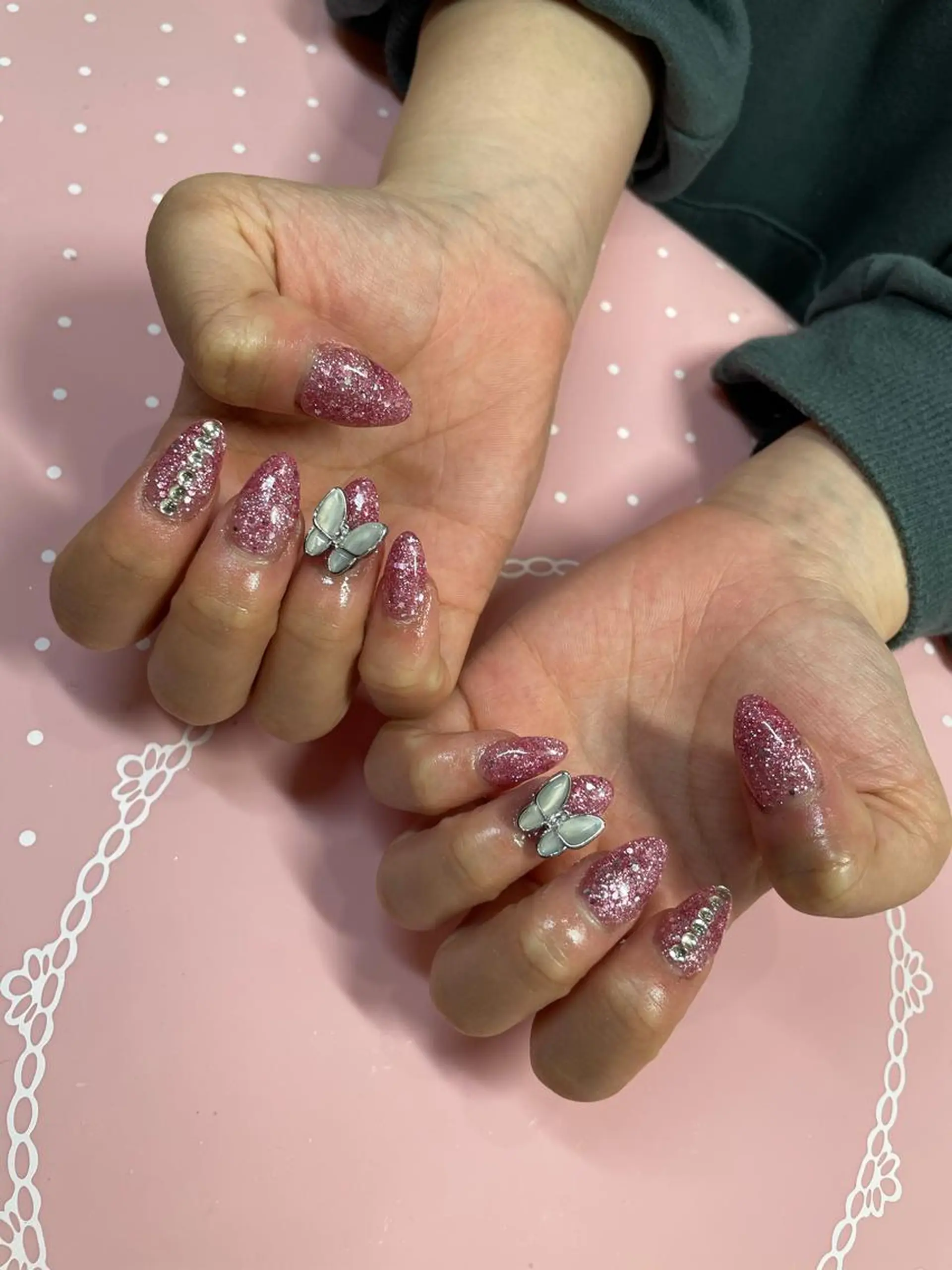 ショート ネイル ハンドネイル 《LB》ラブリエ Nail&eyeのマツエク・マツパデザイン