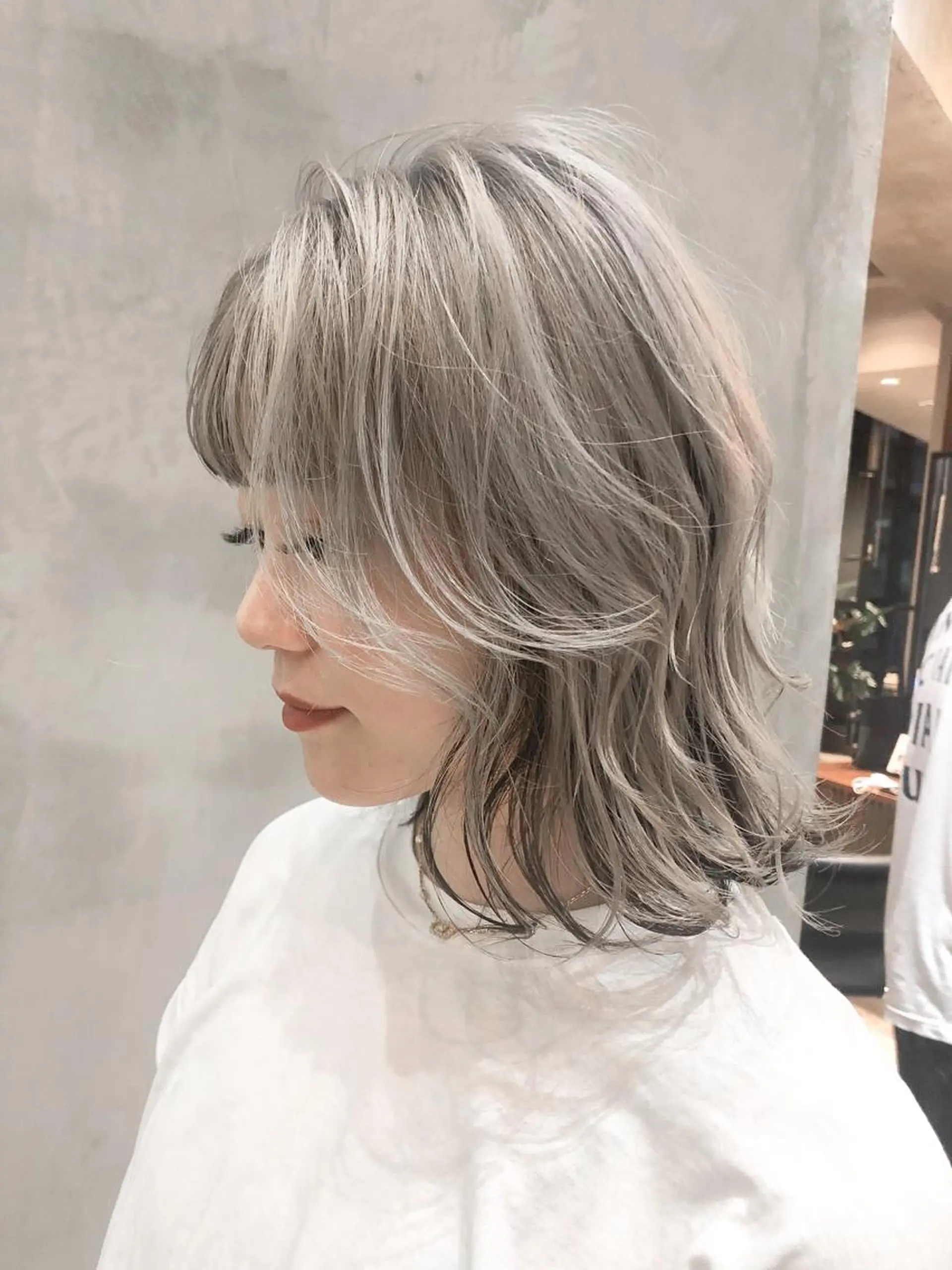 ミディアム カラー 韓国ヘア 店長NEGIのヘアスタイル